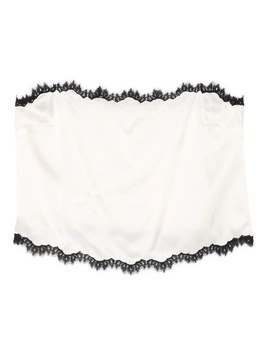 Loure square-neck lace top