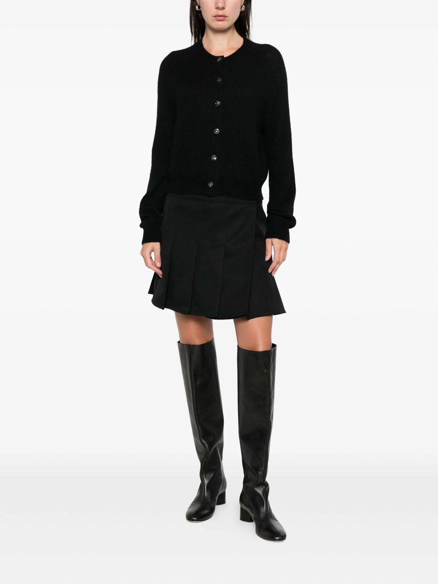 Petra embellished-button cardigan