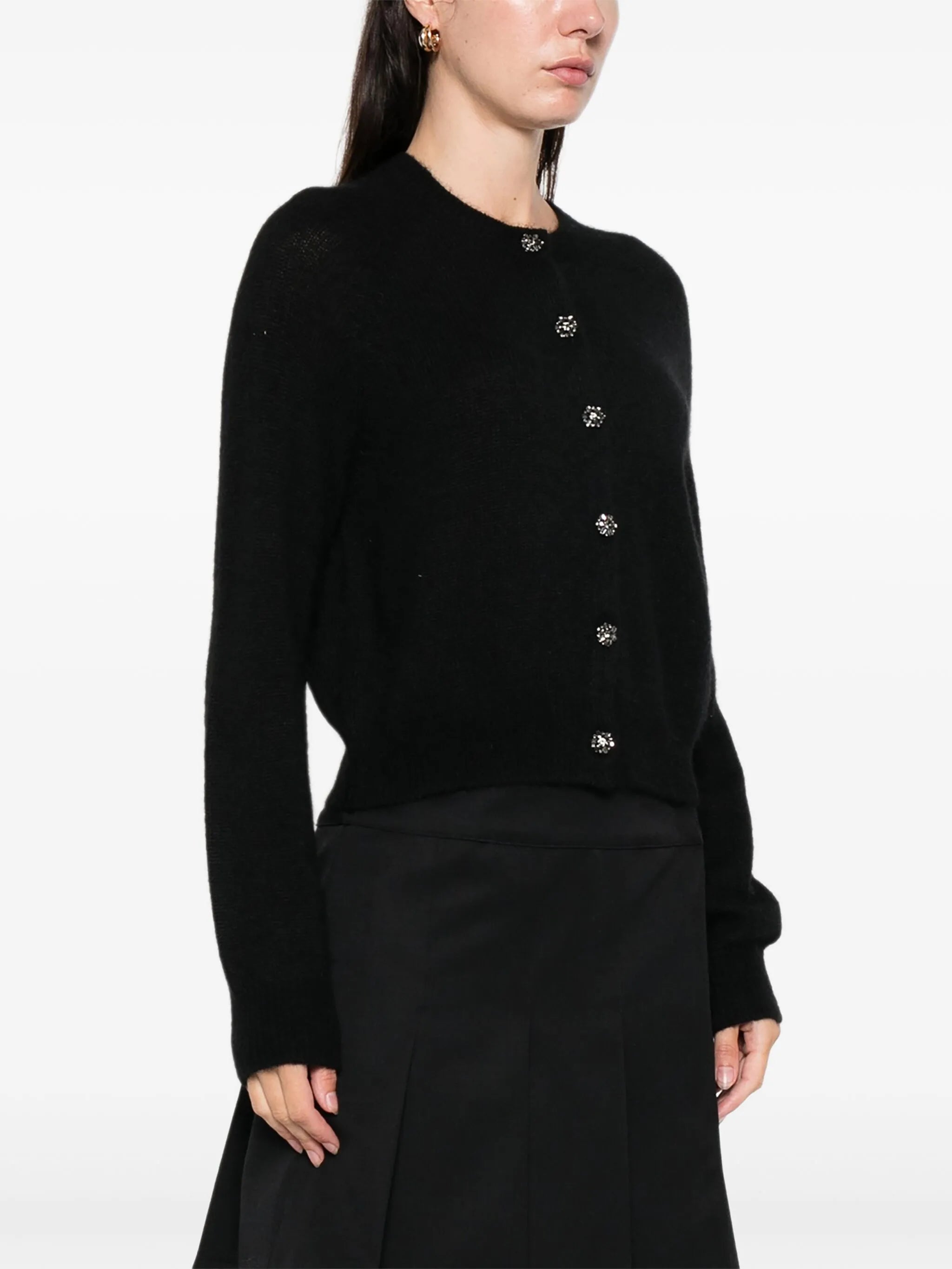 Petra embellished-button cardigan