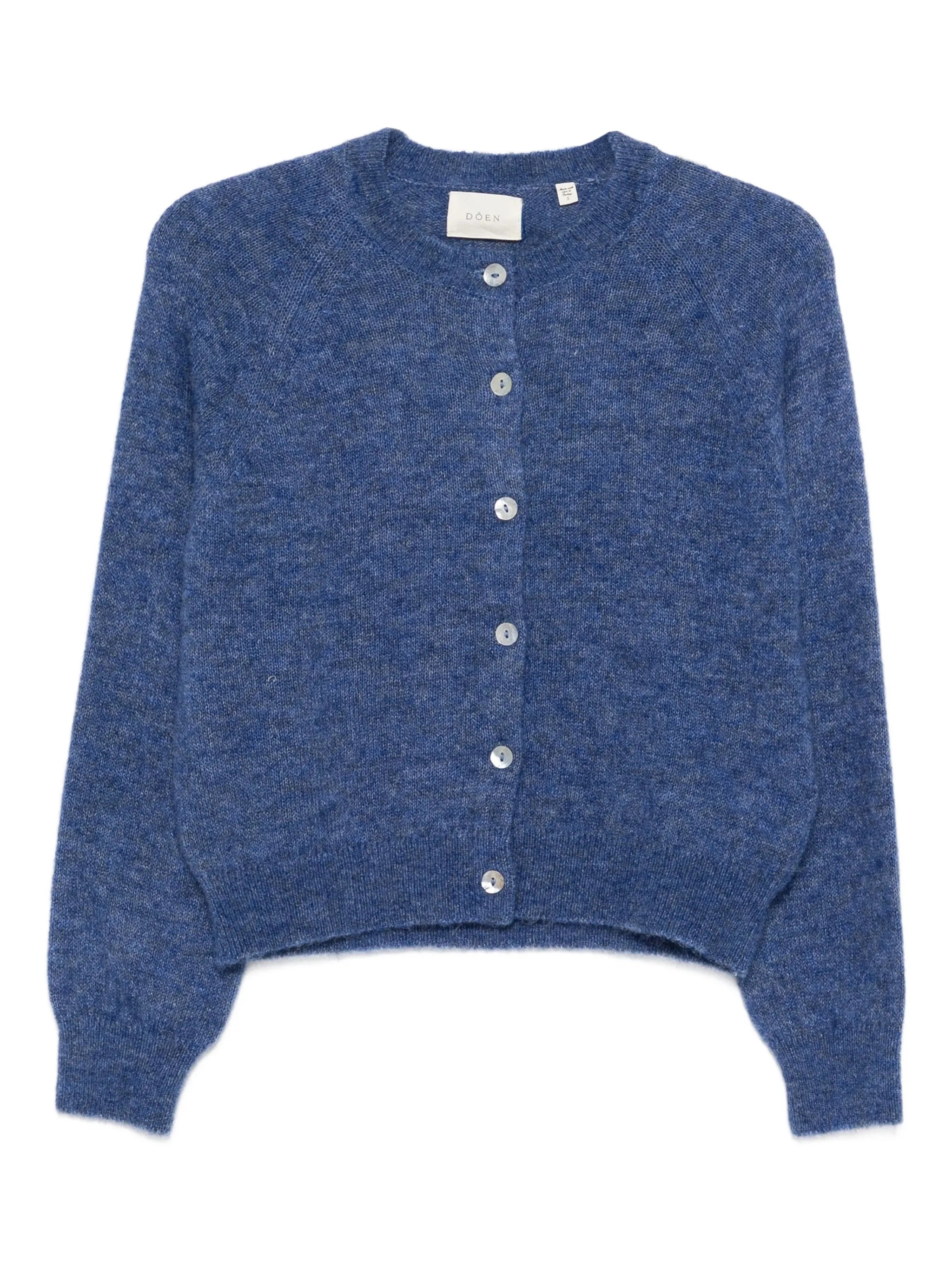 Petra puff-sleeves cardigan