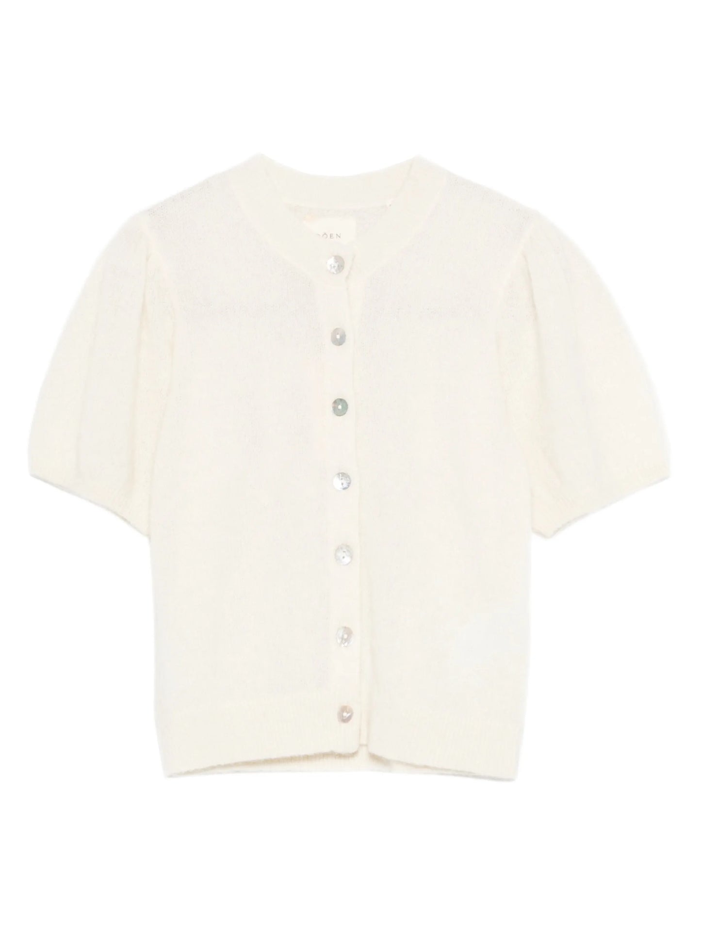 Anisa puff-sleeves cardigan