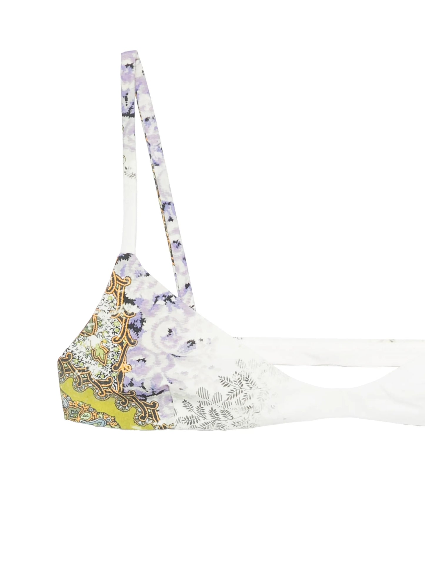 Absence printed bikini top