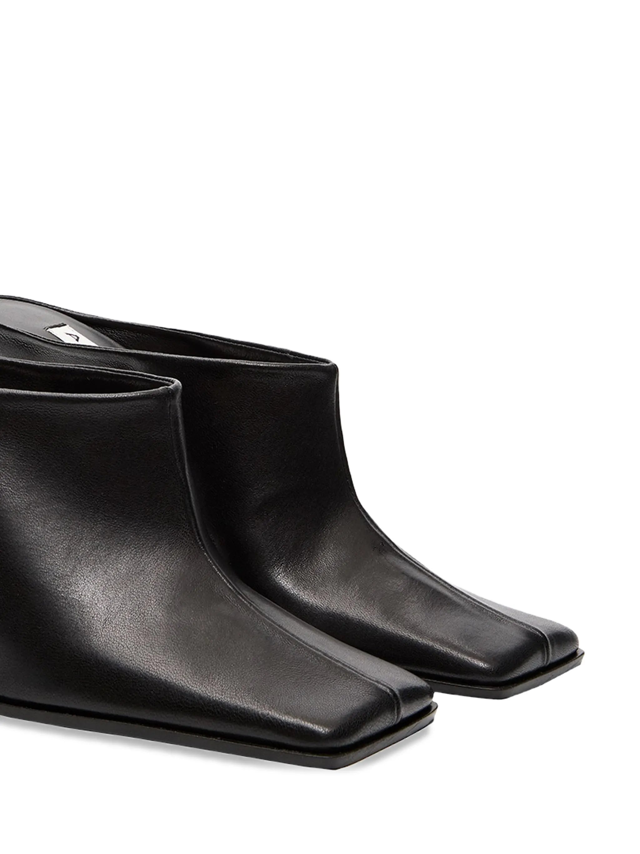 square-toe mules