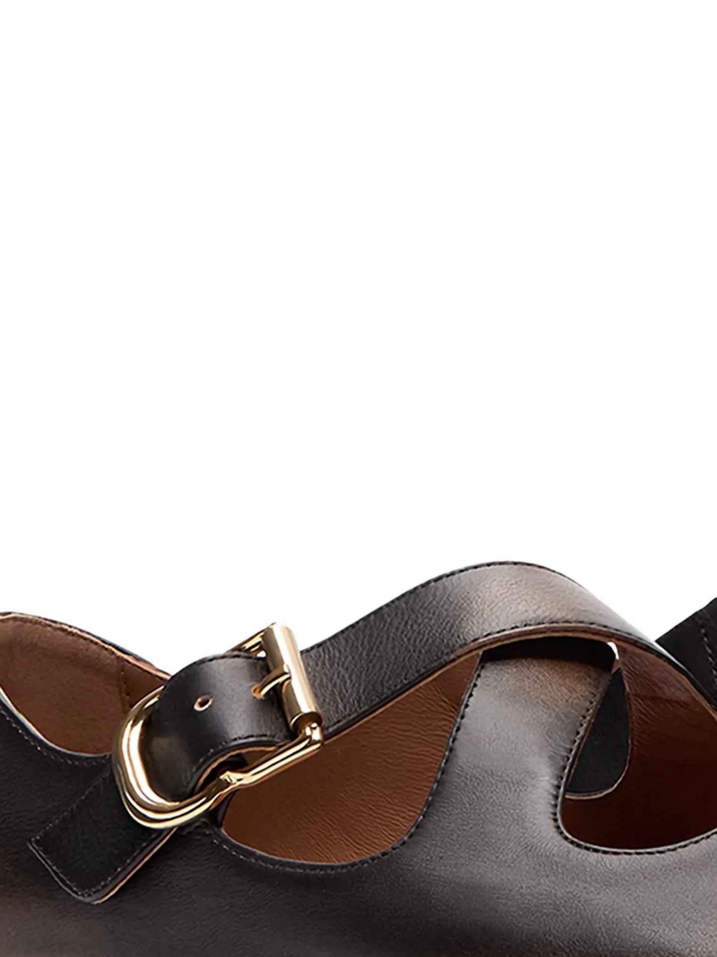Criss cross ballet flats