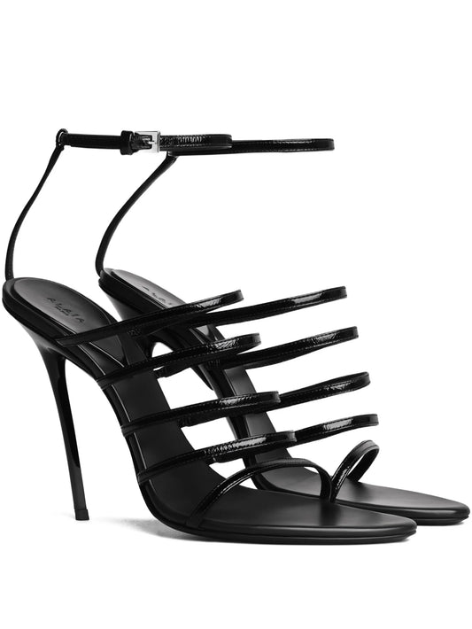 Drop leather sandals