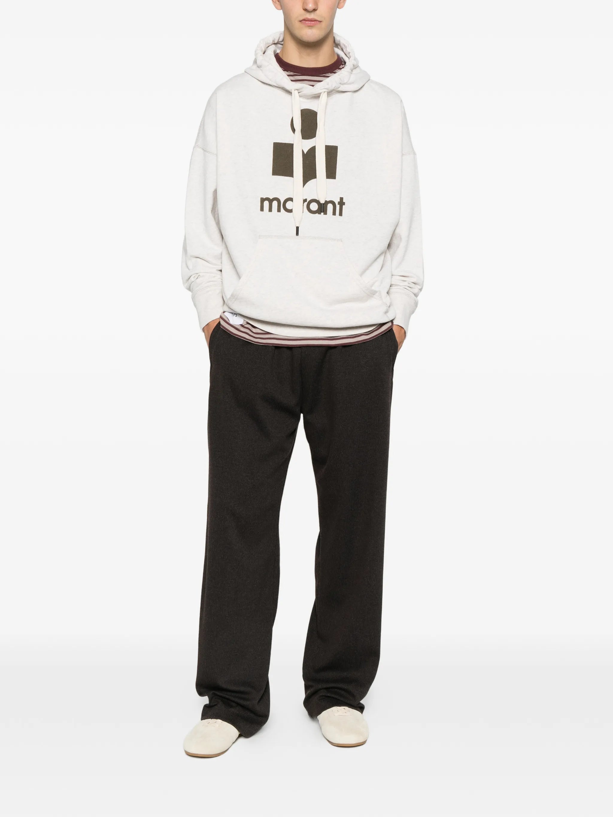 Miley logo-detail hoodie