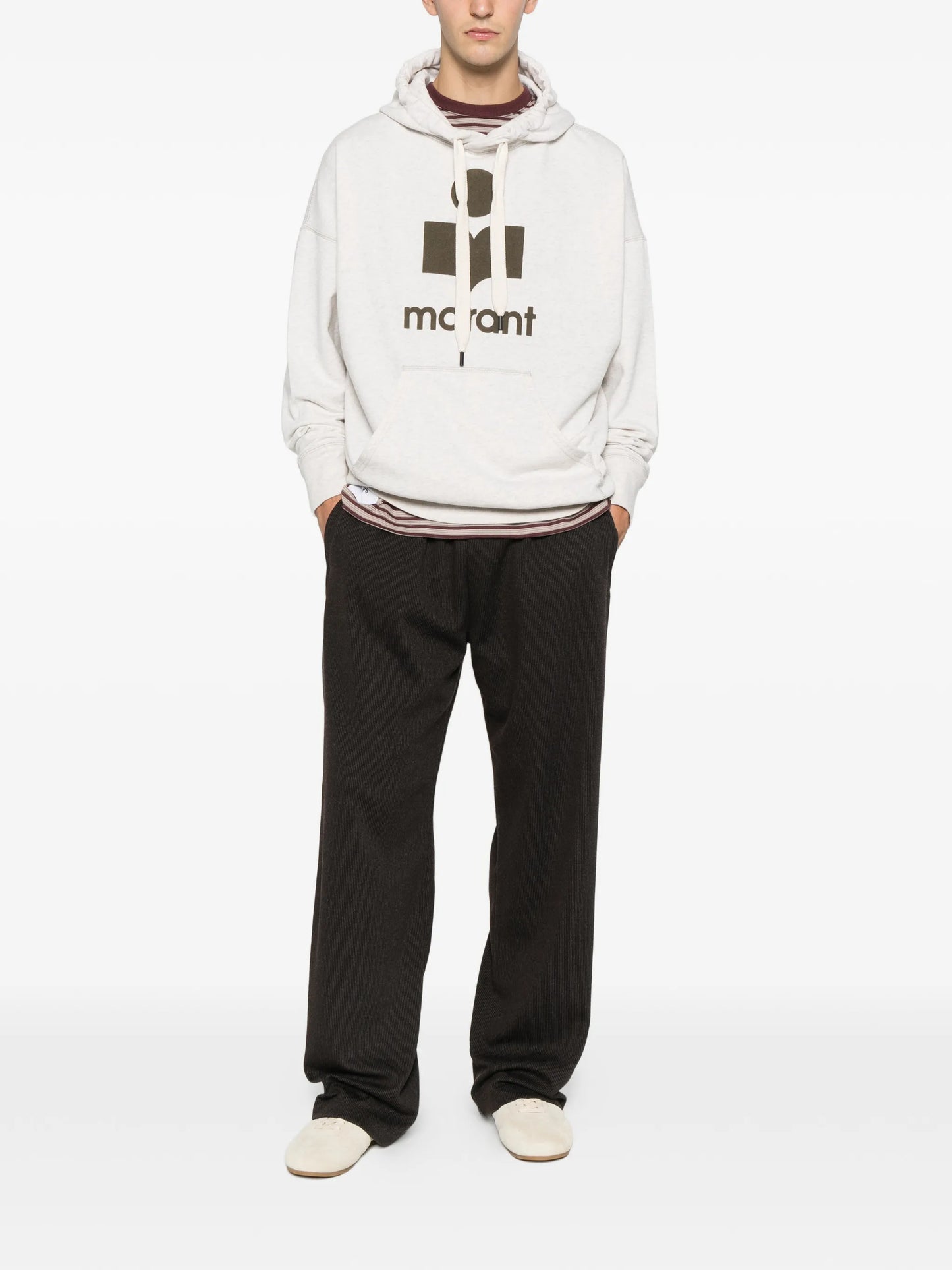 Miley logo-detail hoodie