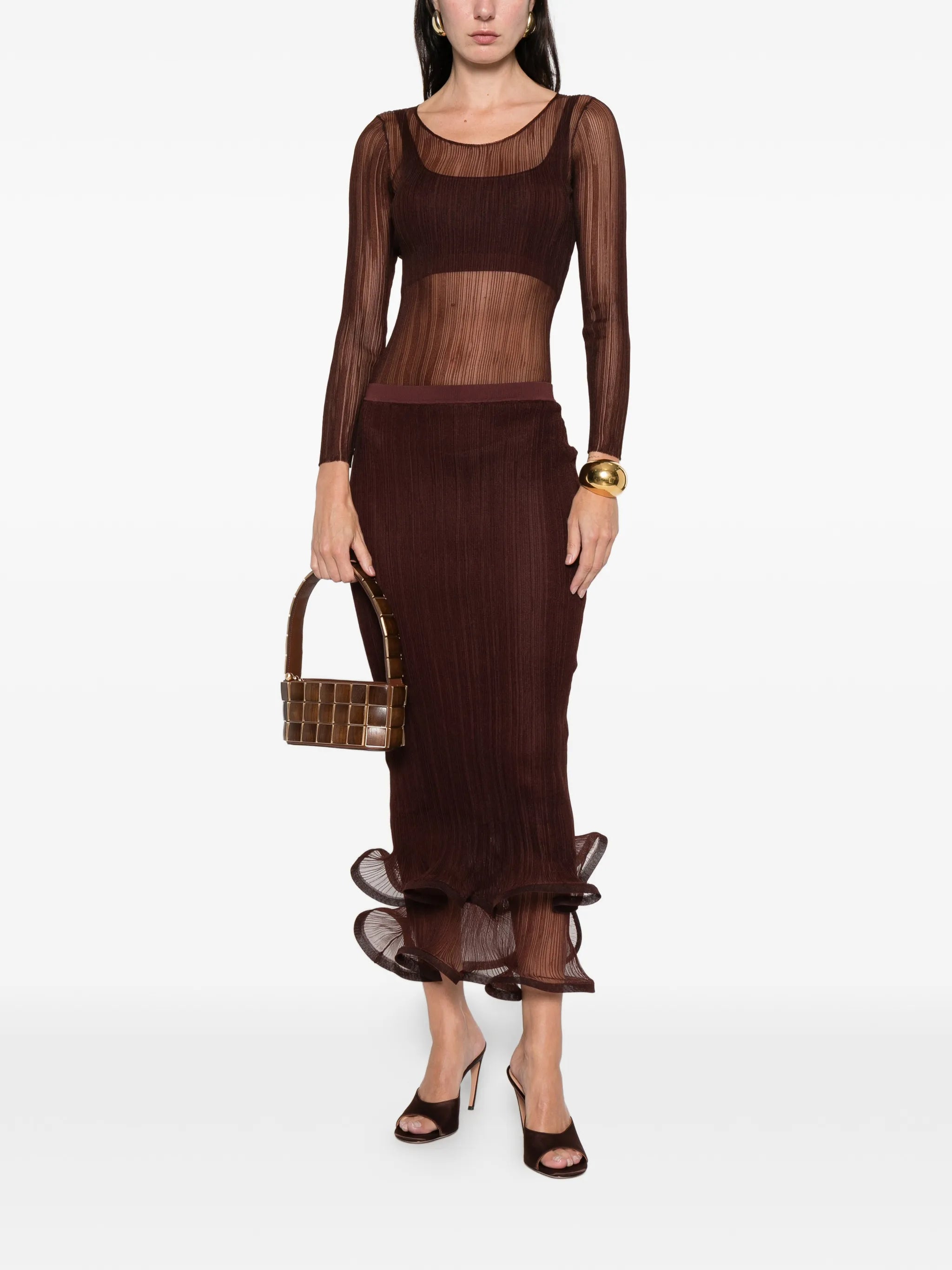 square-neck top