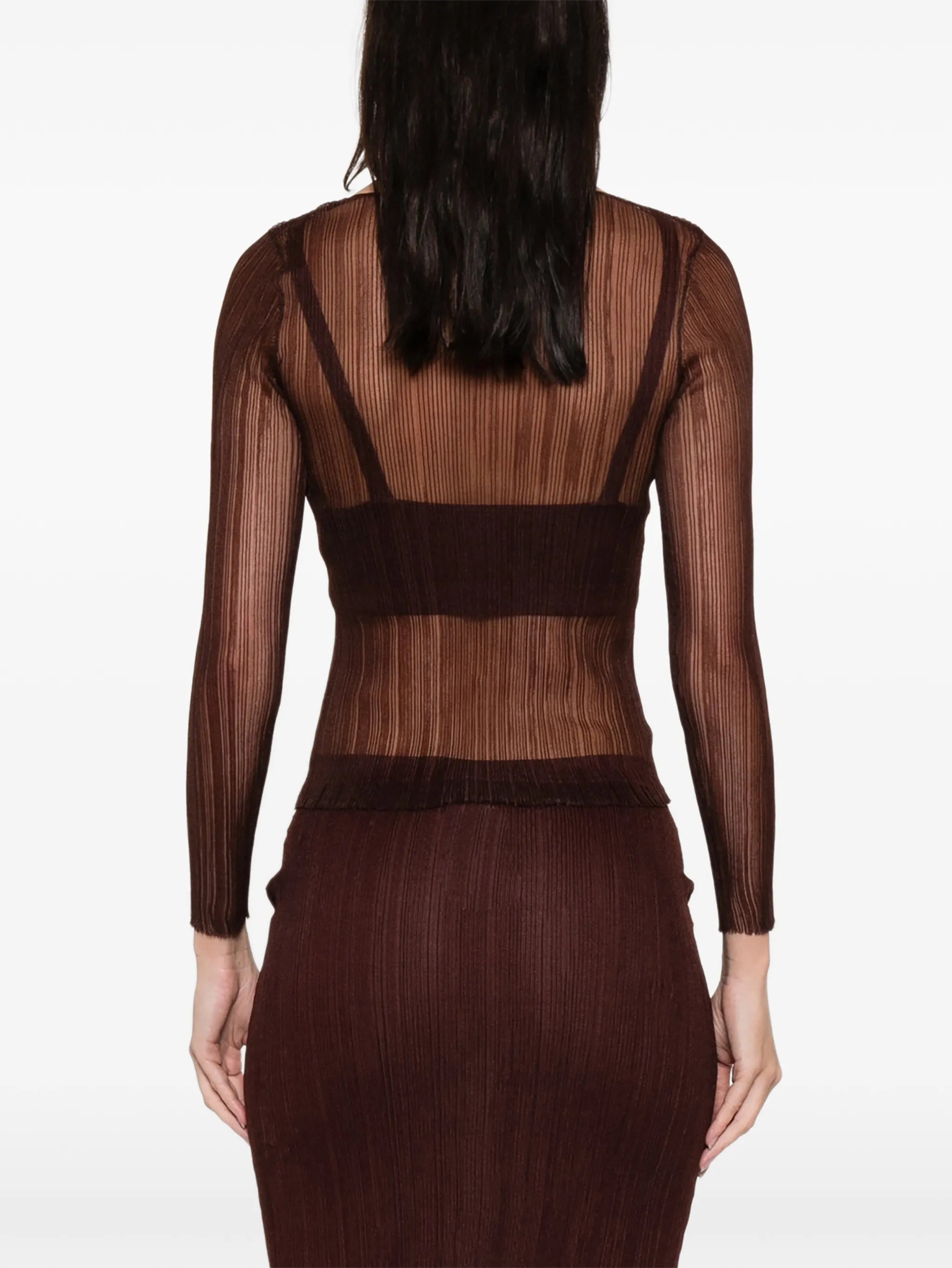 square-neck top