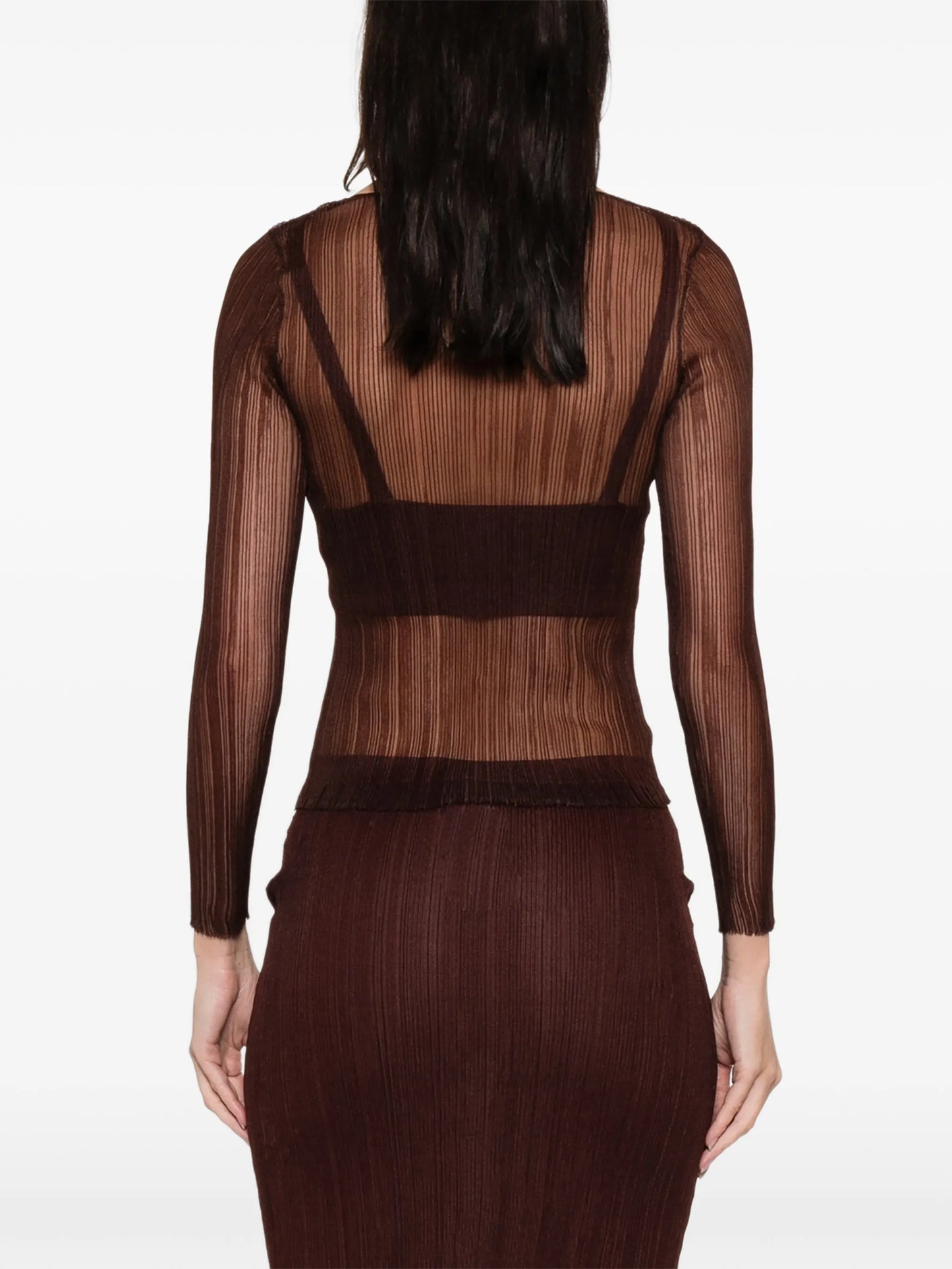 square-neck top
