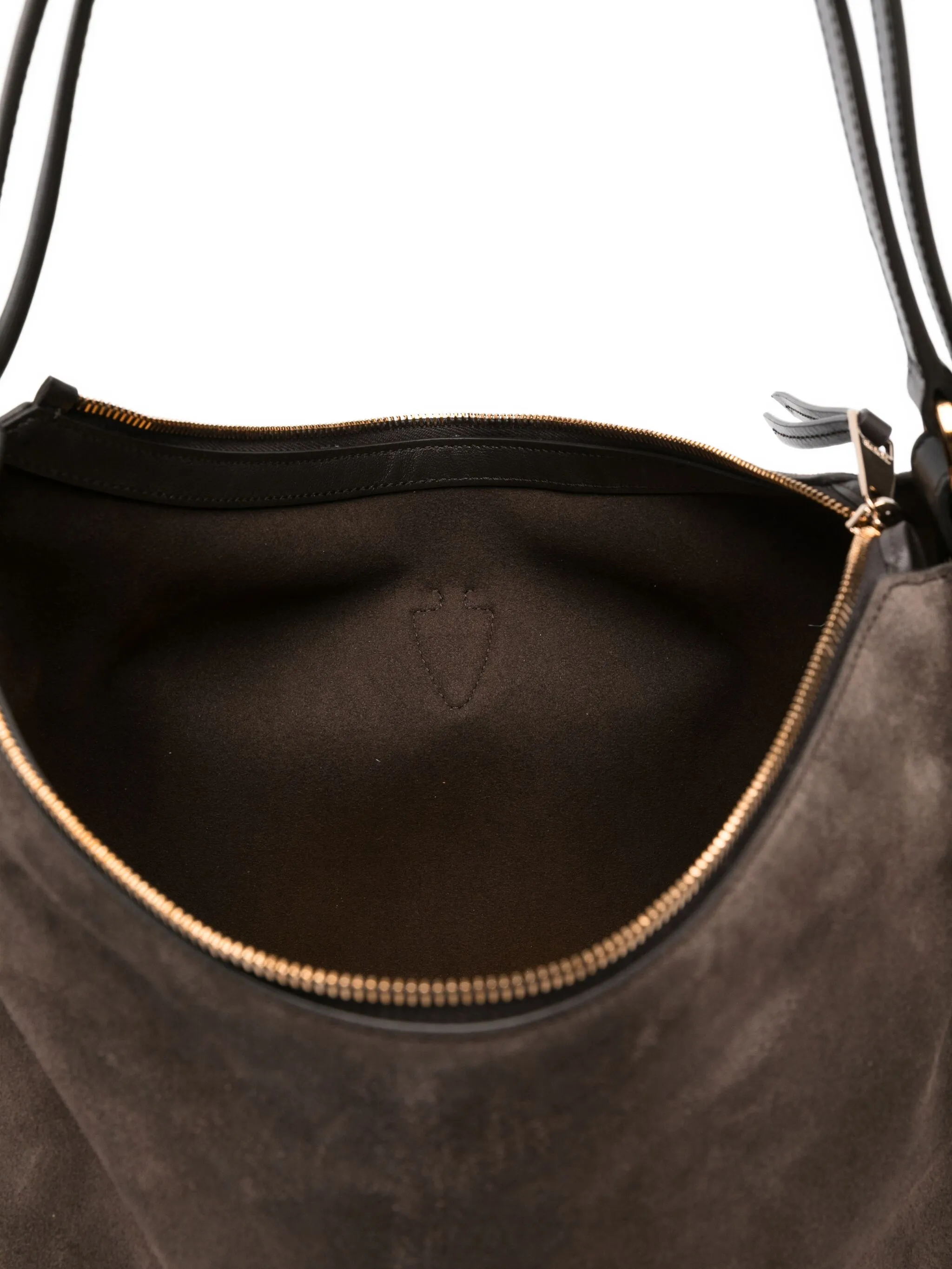 T Timeless shoulder bag in suede medium