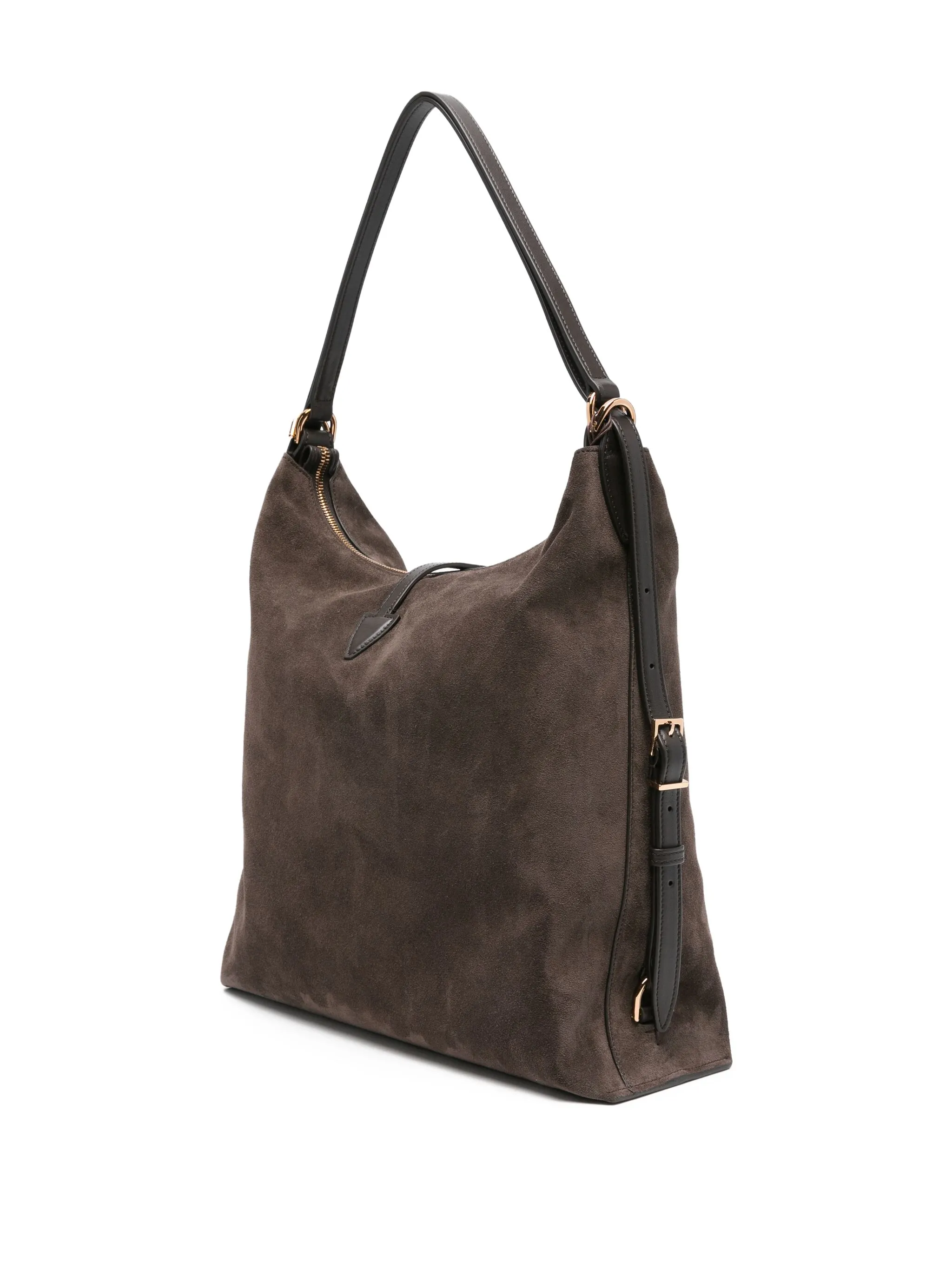 T Timeless shoulder bag in suede medium