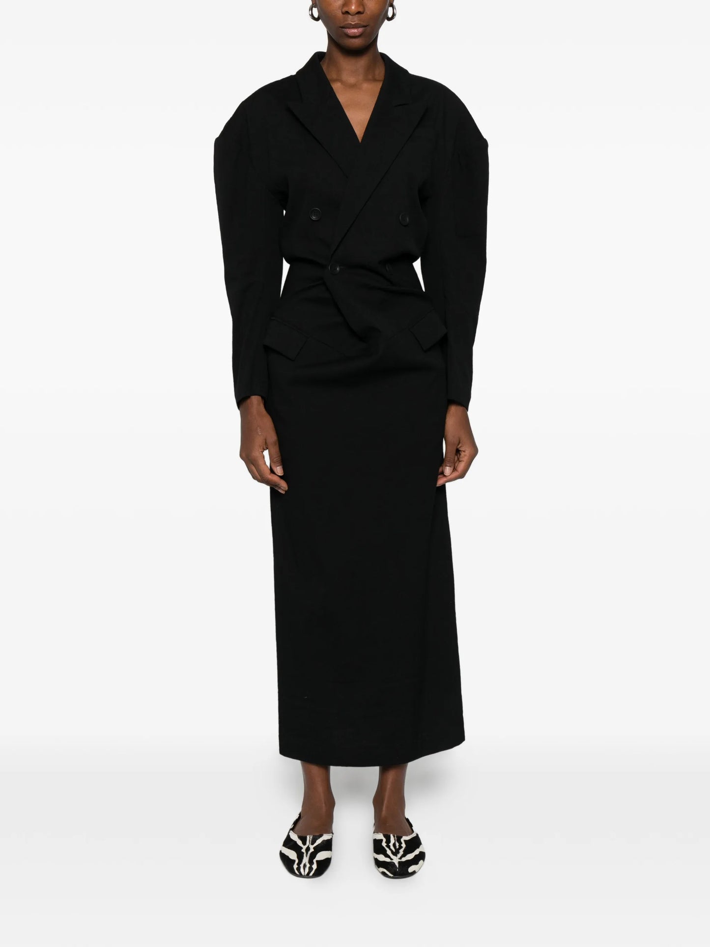 Like Torso Like Blazer maxi dress