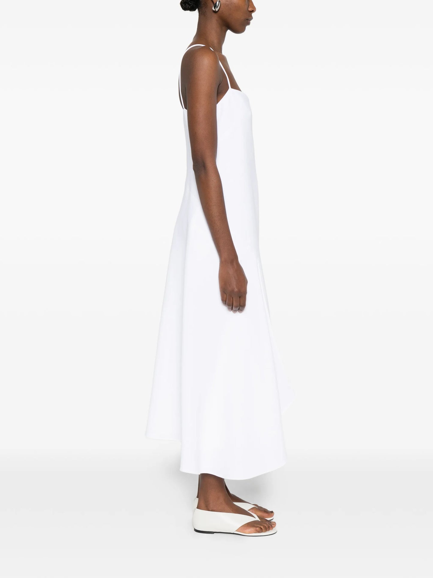 cascade strap dress