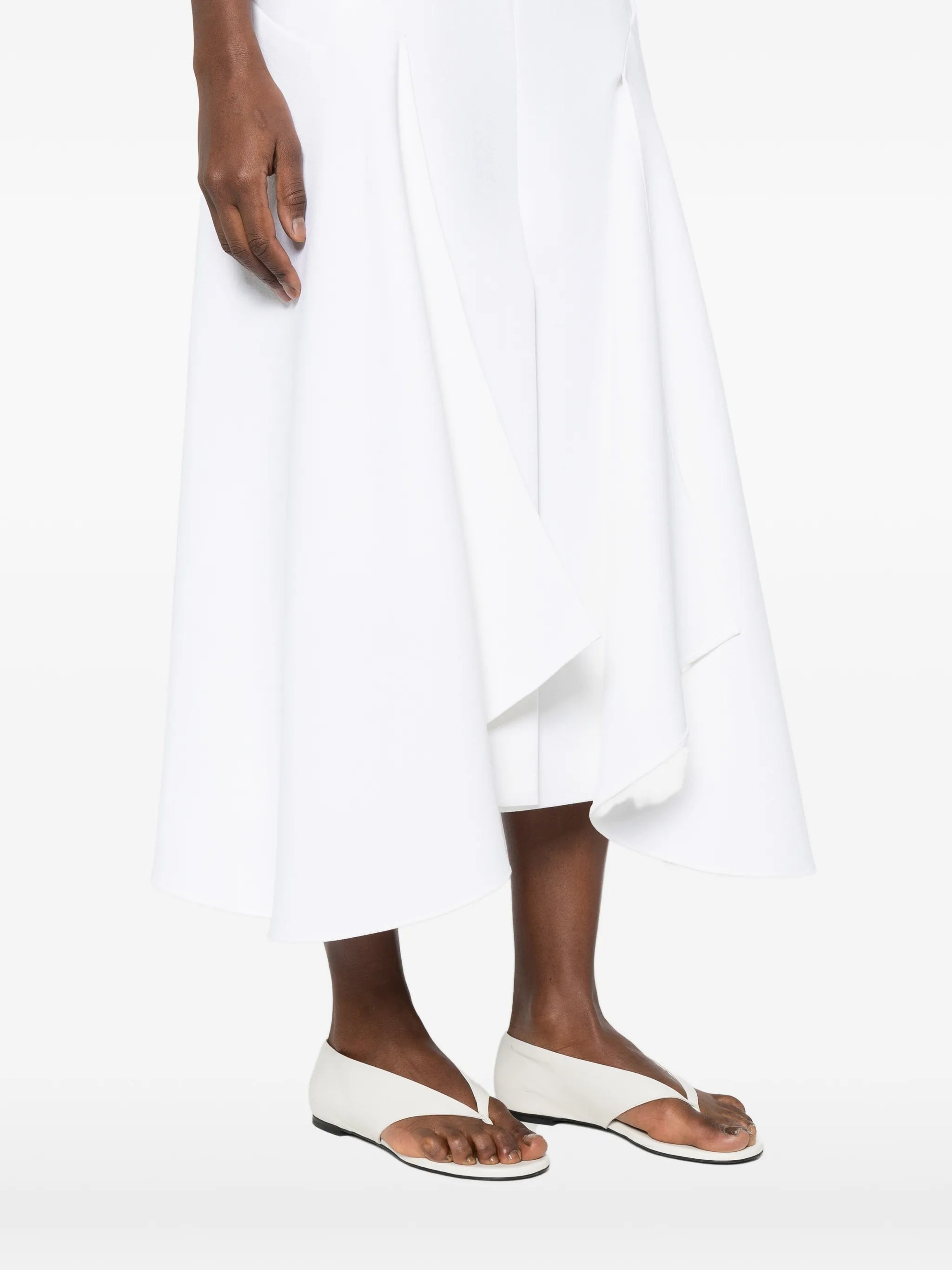 cascade strap dress