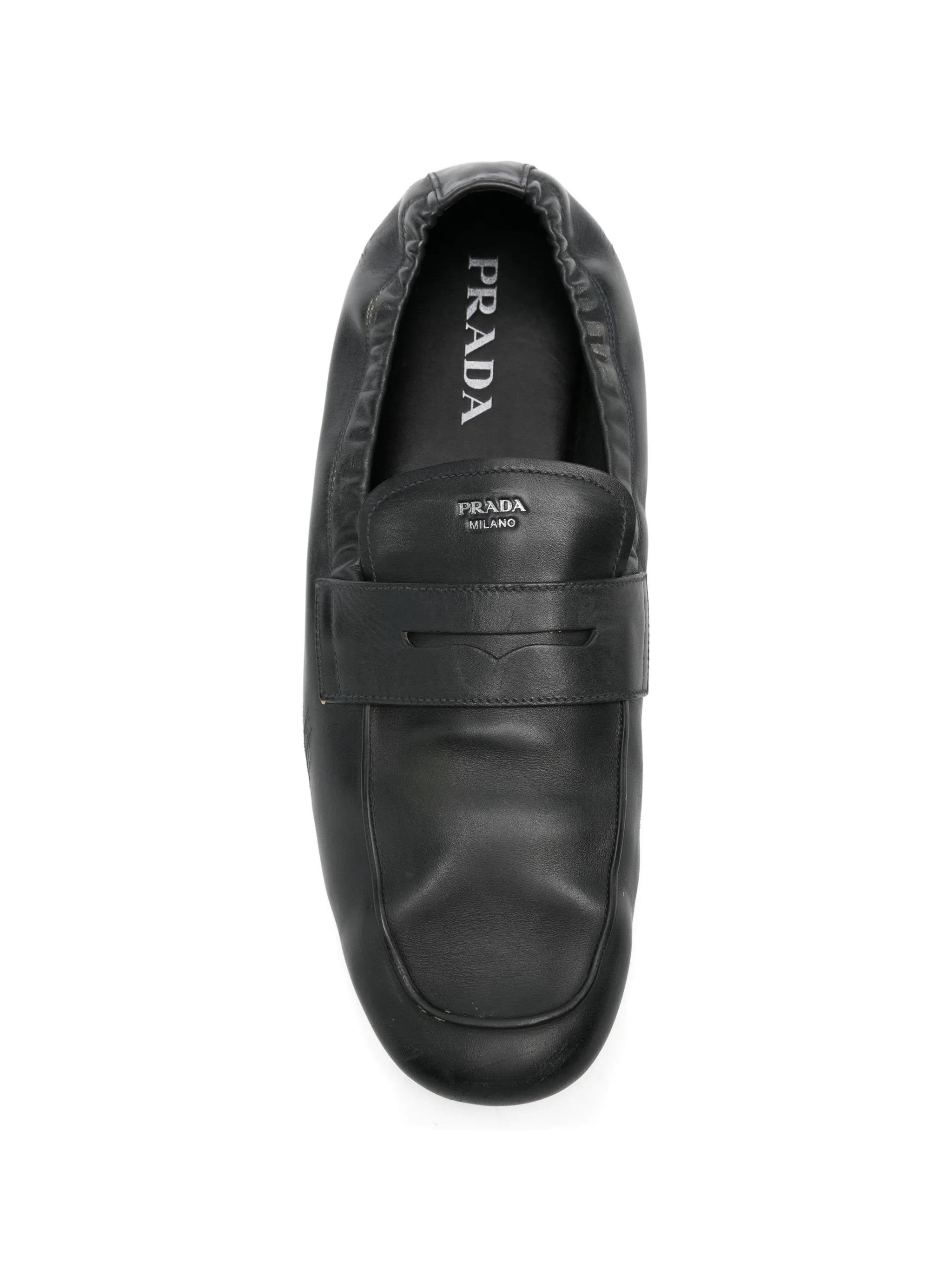 slip-on leather loafers
