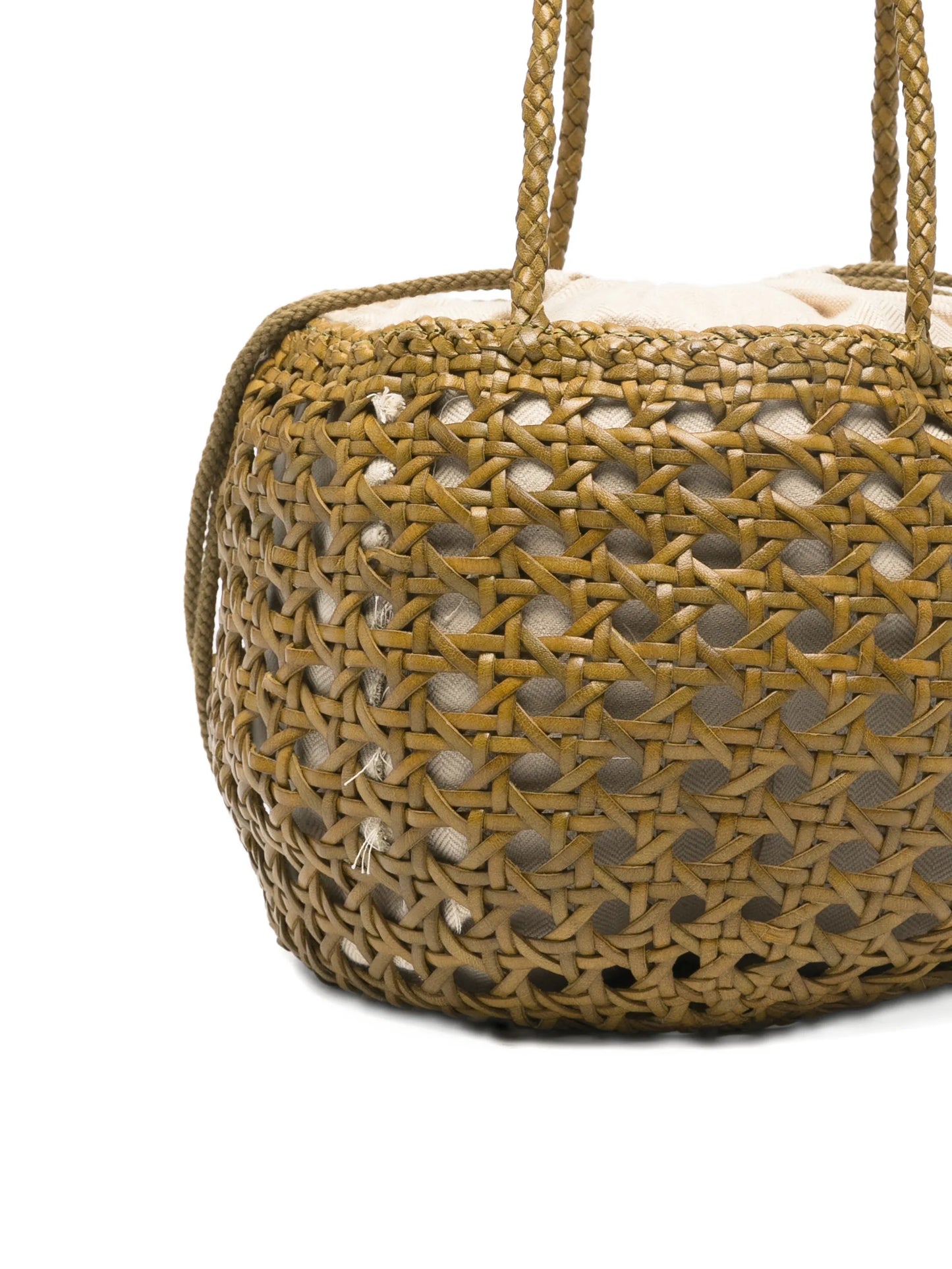 Joventus woven bucket bag