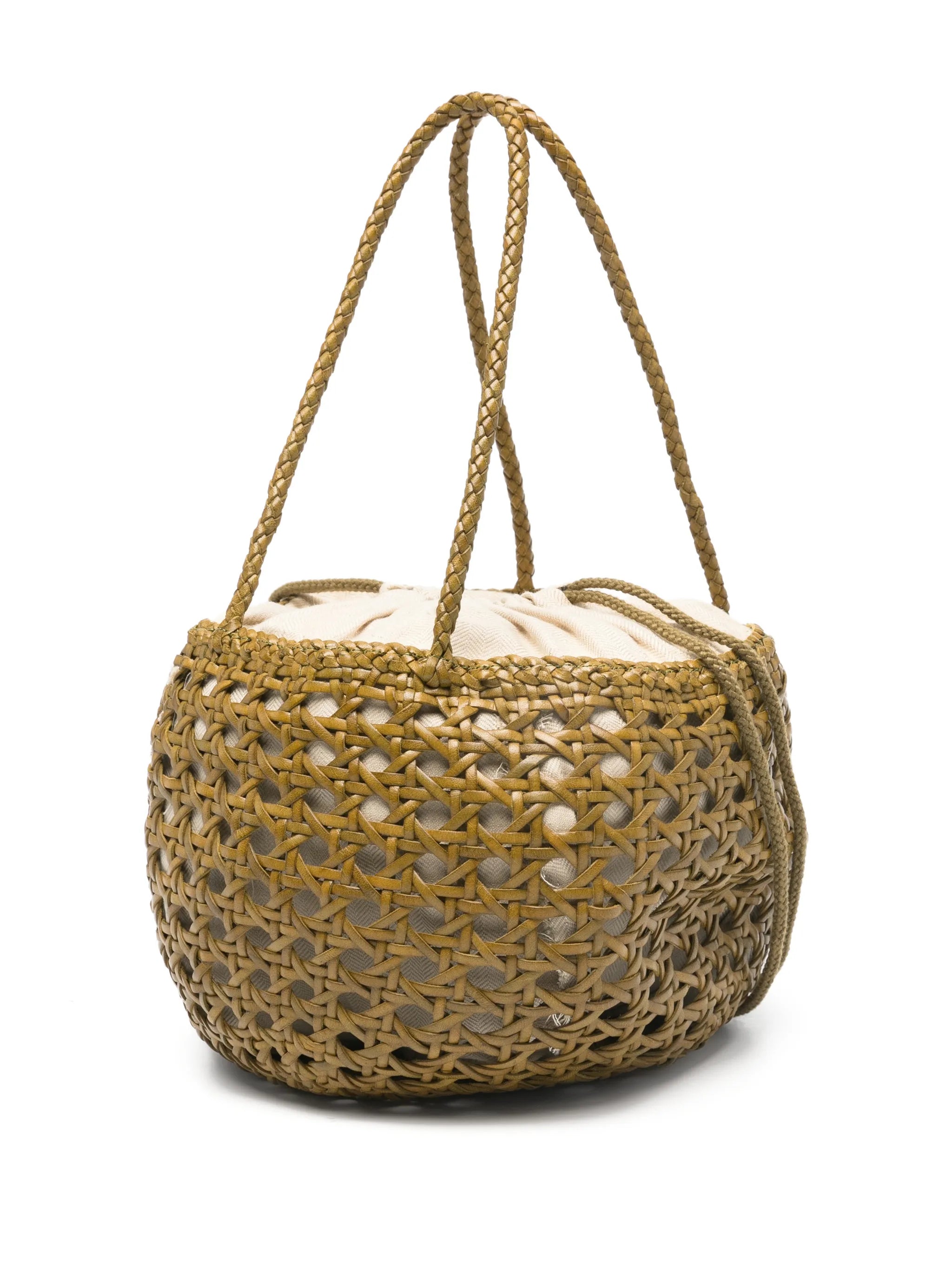 Joventus woven bucket bag