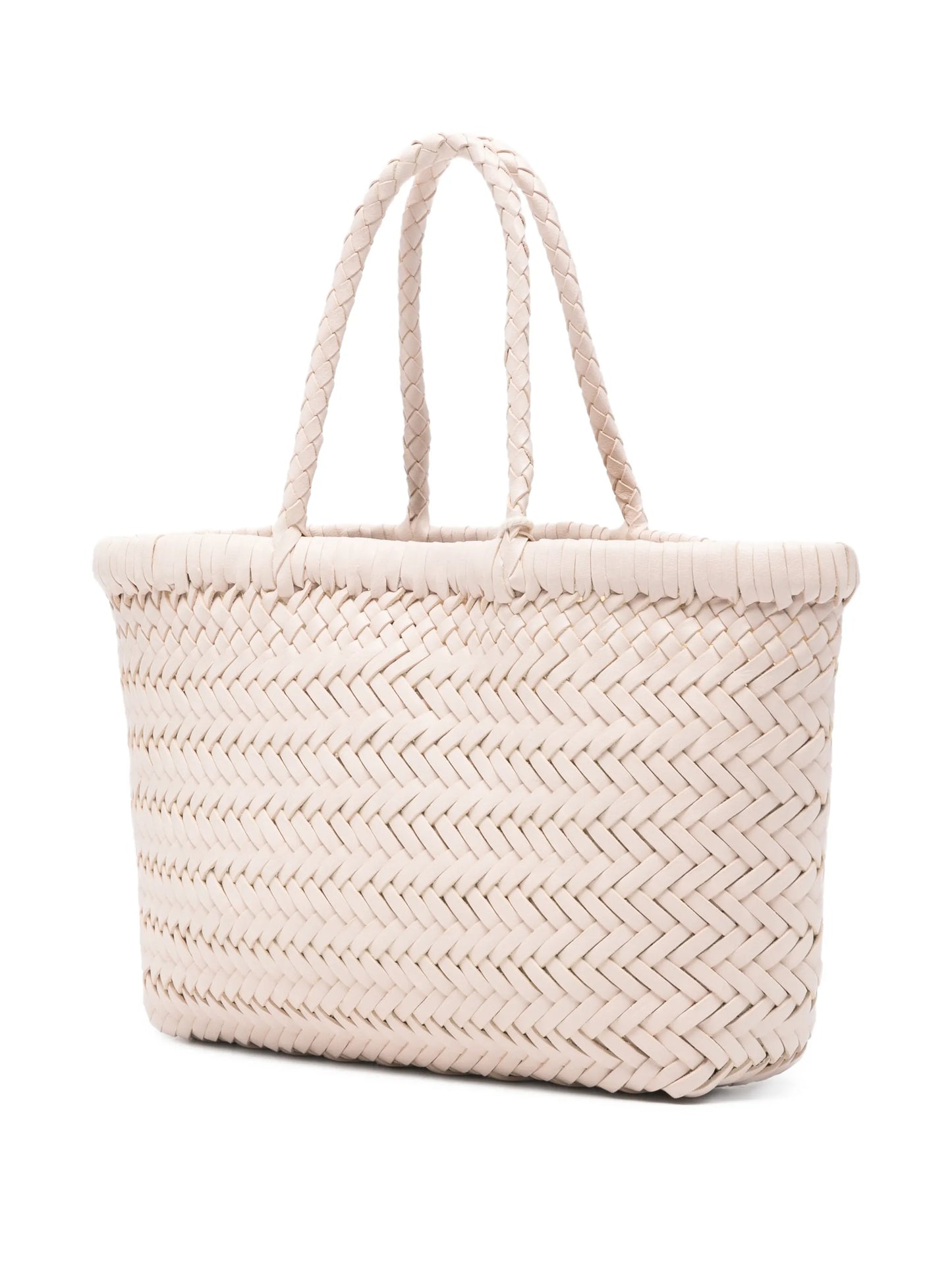 mini Flat Gora woven tote bag