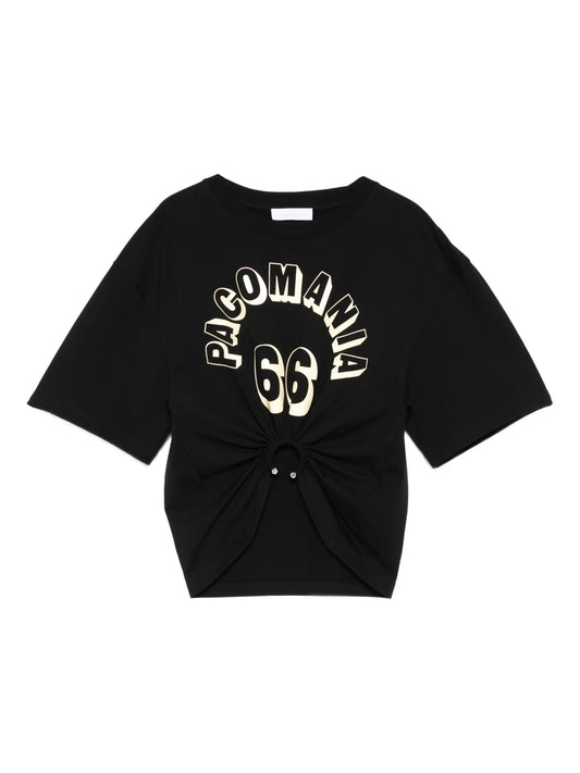 ring-detail T-shirt