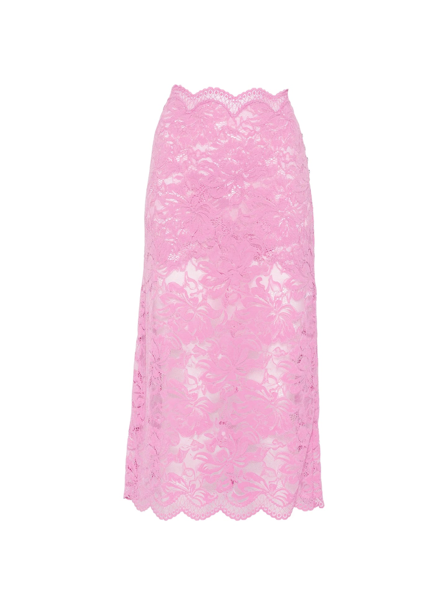 lace pencil midi skirt