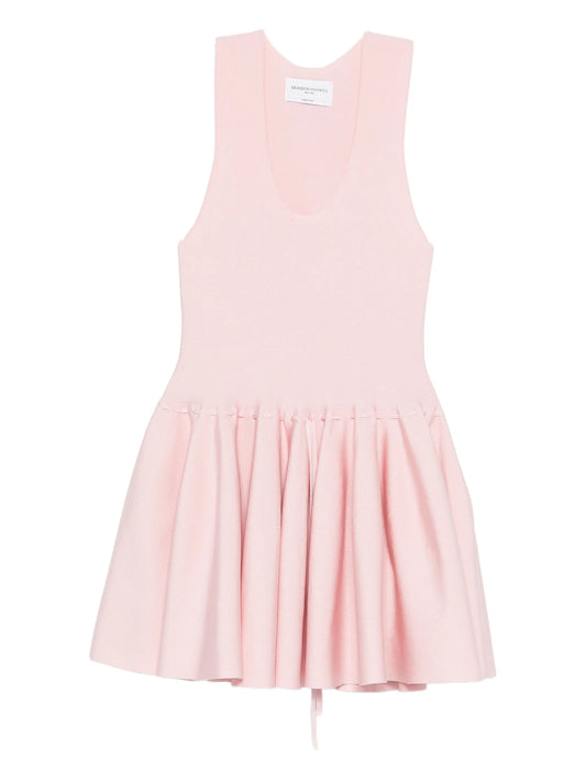 tulip knit mini dress