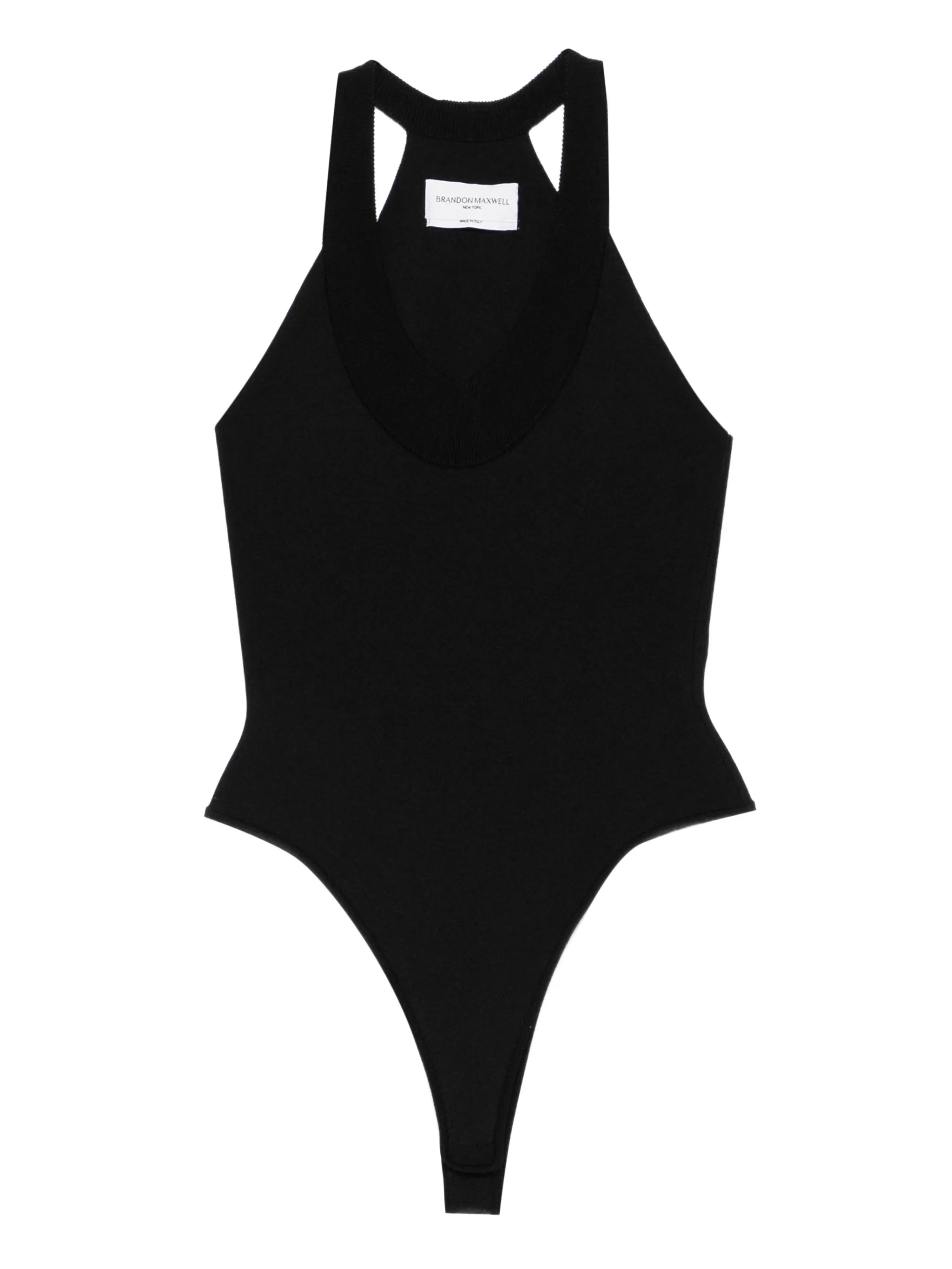 knit ribbed bodysuit