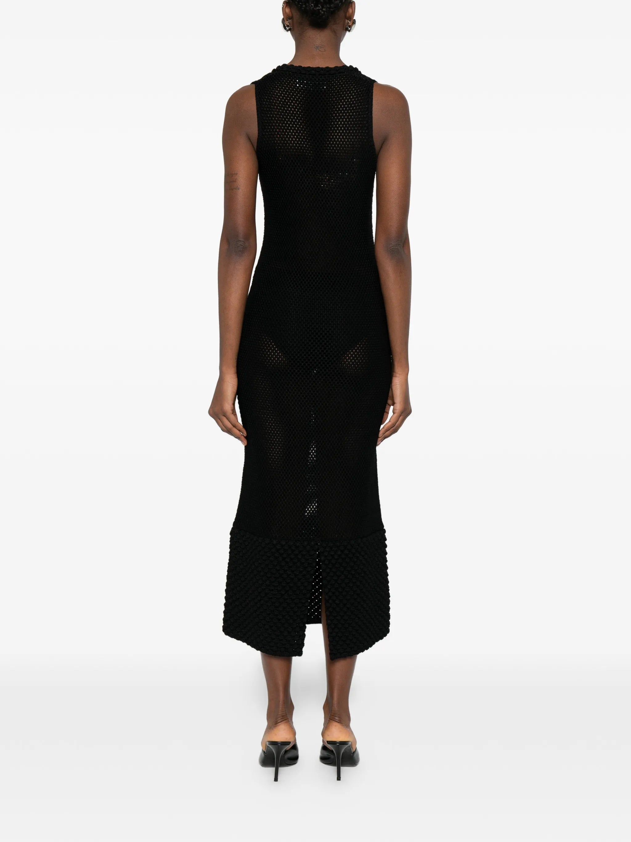 Lou Lou knit pearl trim dress