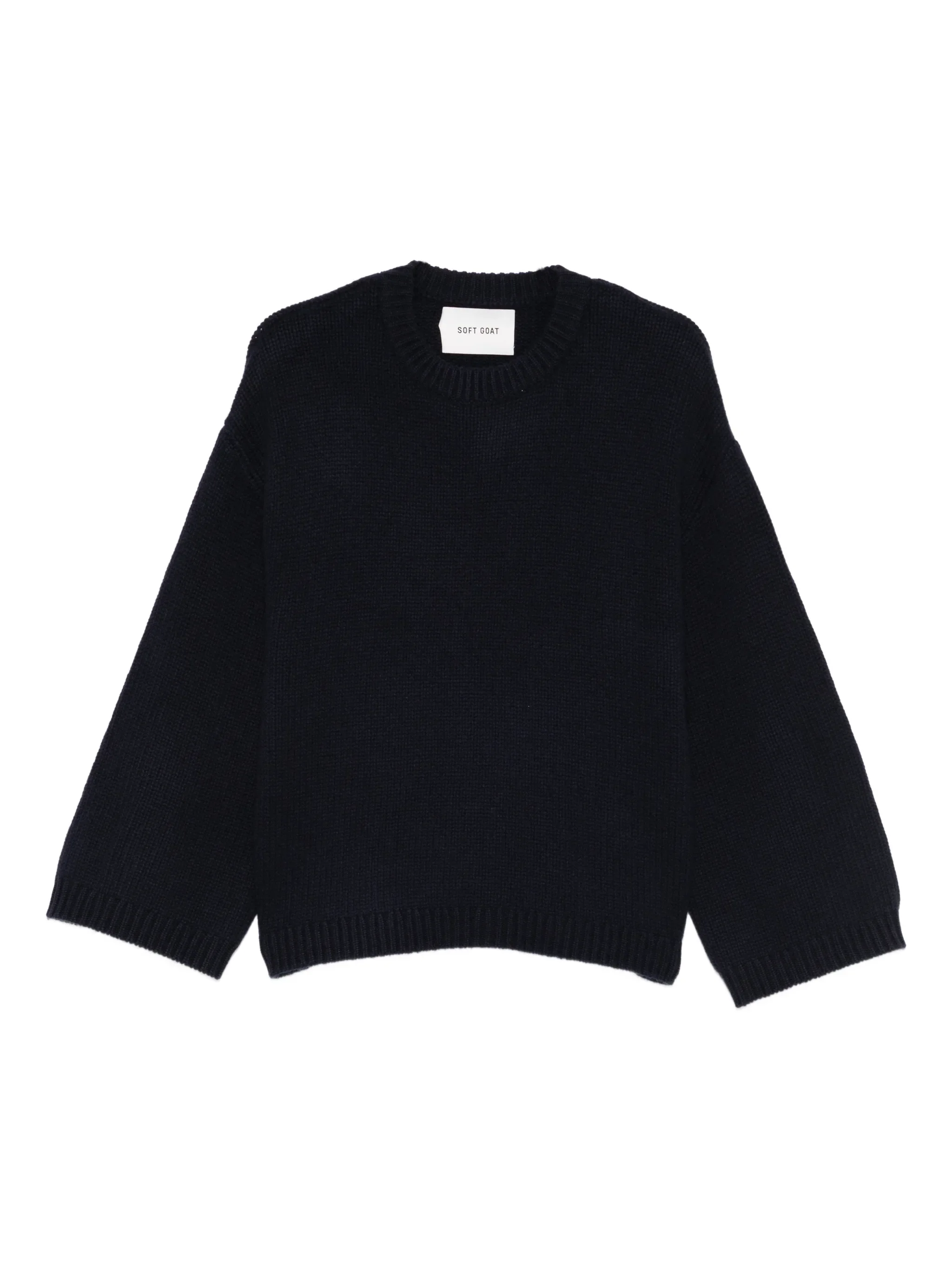 Chunky crewneck cashmere sweater