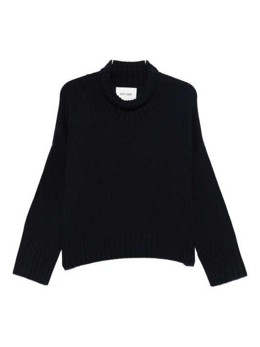 high-neck sweater