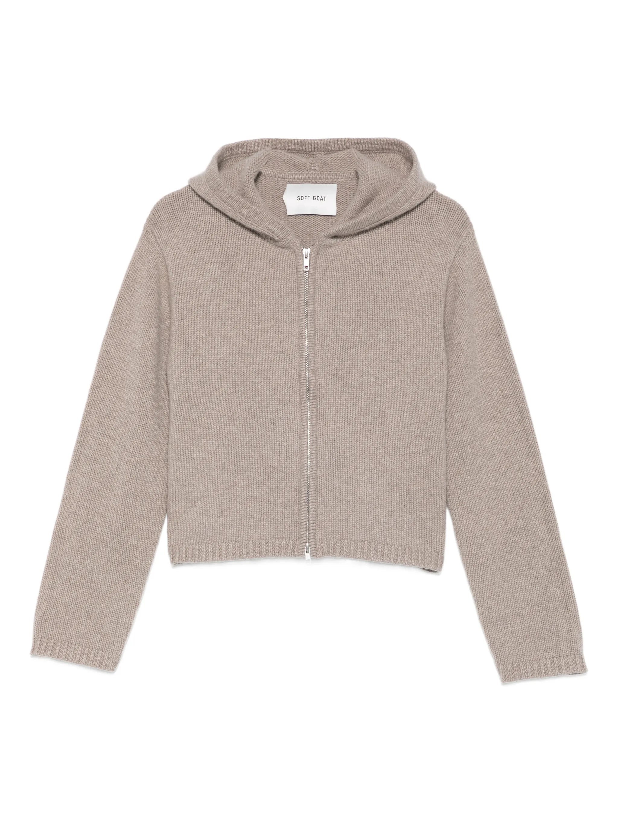 chunky zip cardigan