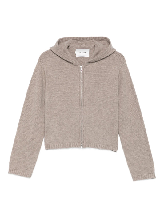 chunky zip cardigan