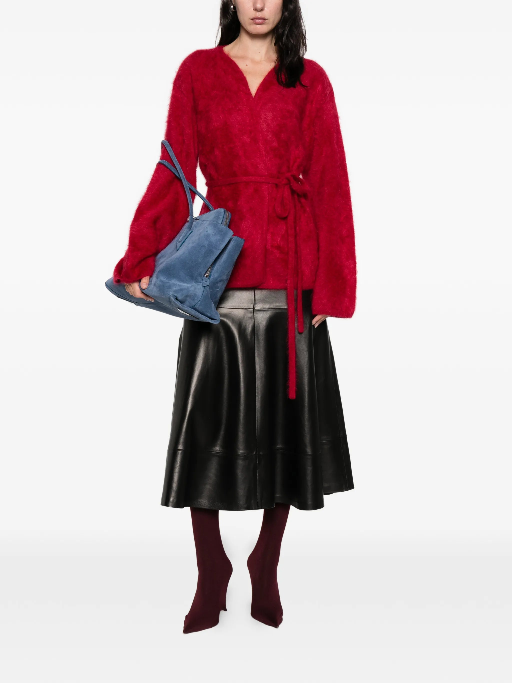 brushed cardigan
