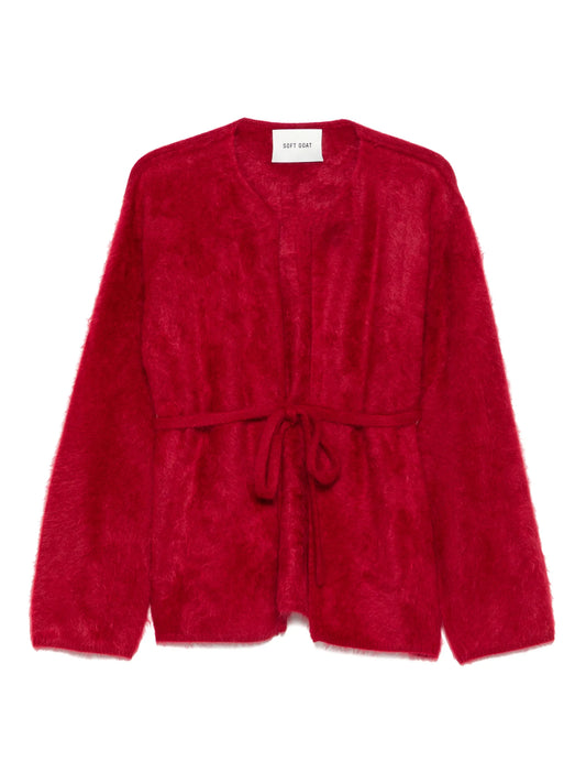 brushed cardigan