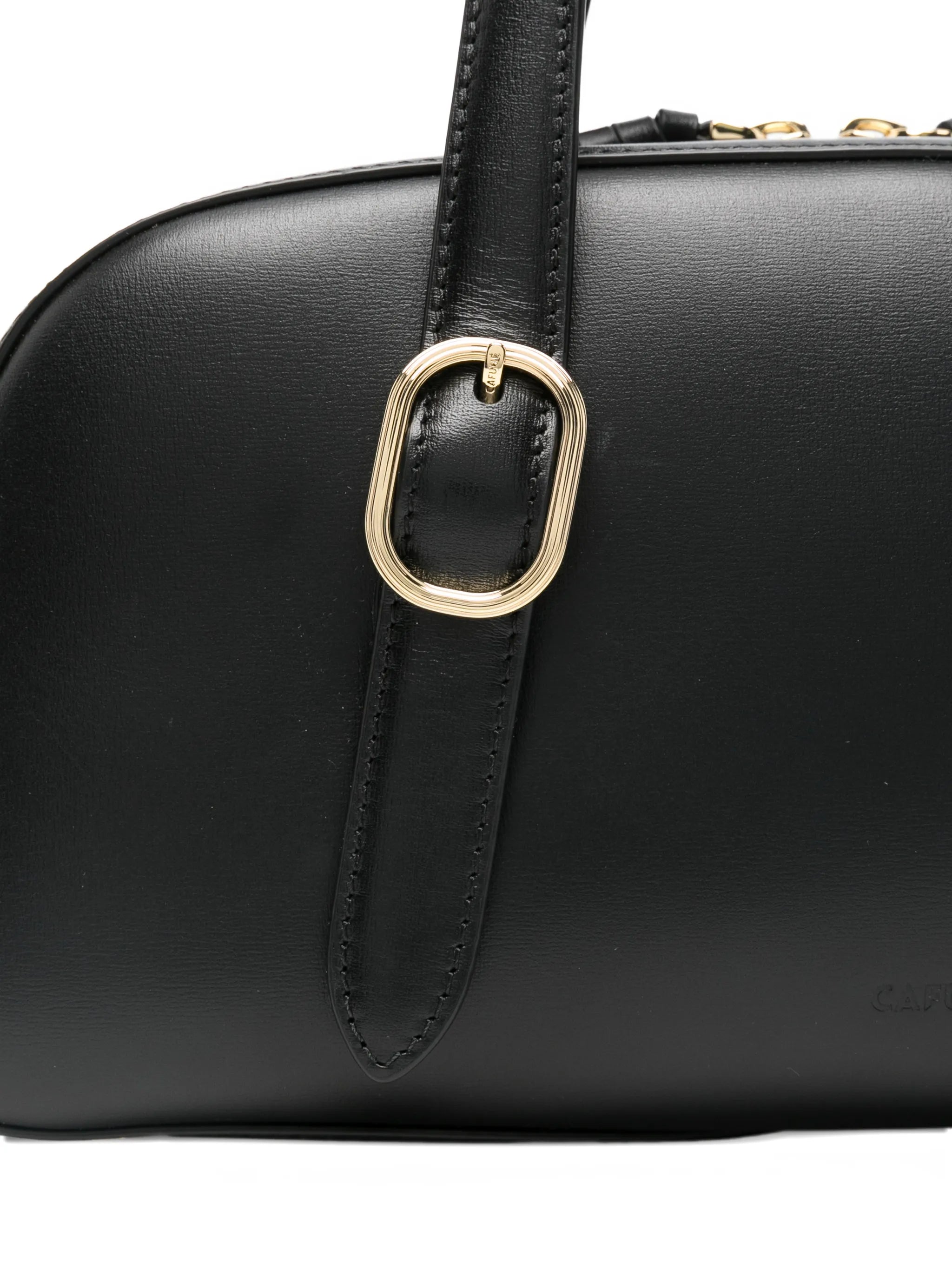 Asra Boston buckle small tote bag