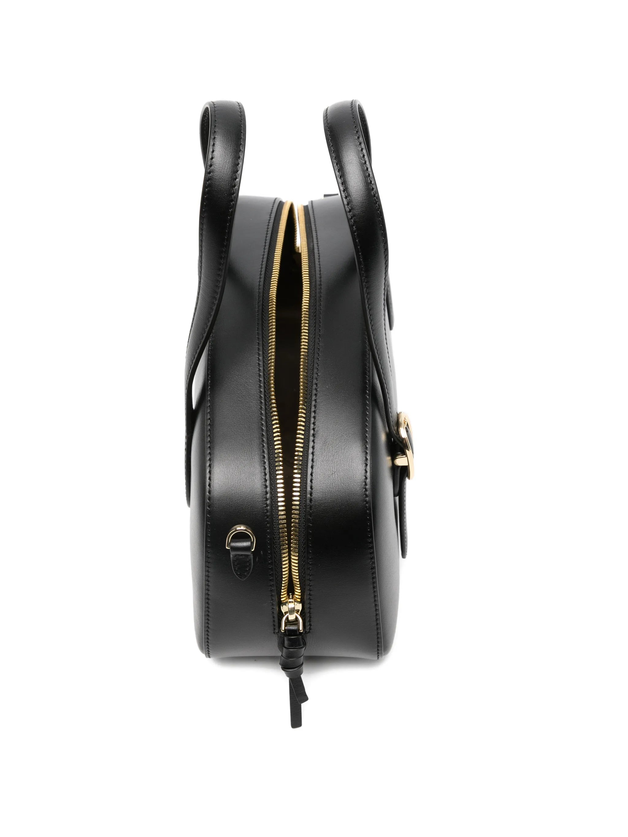 Asra Boston buckle small tote bag