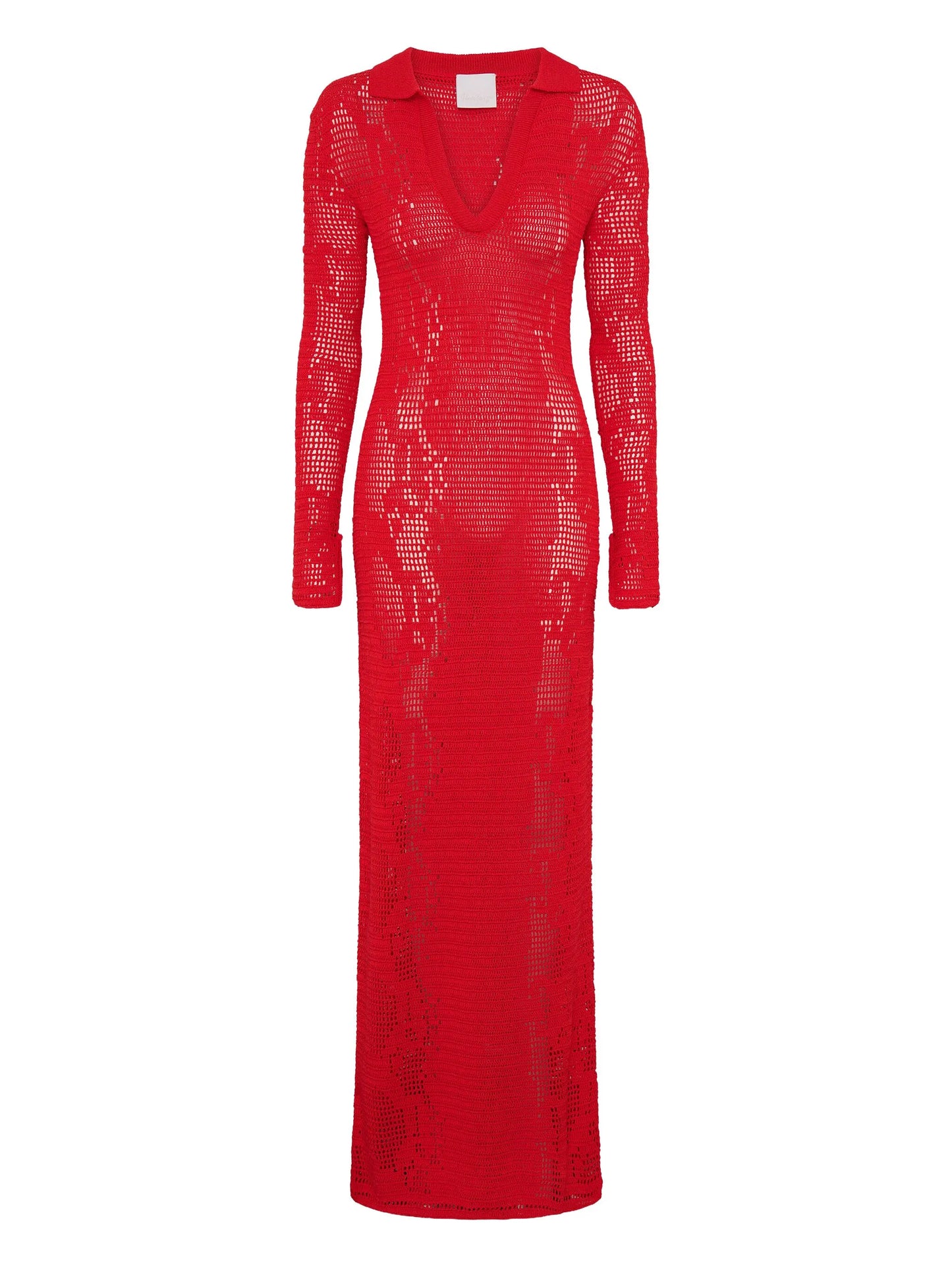 crochet maxi dress