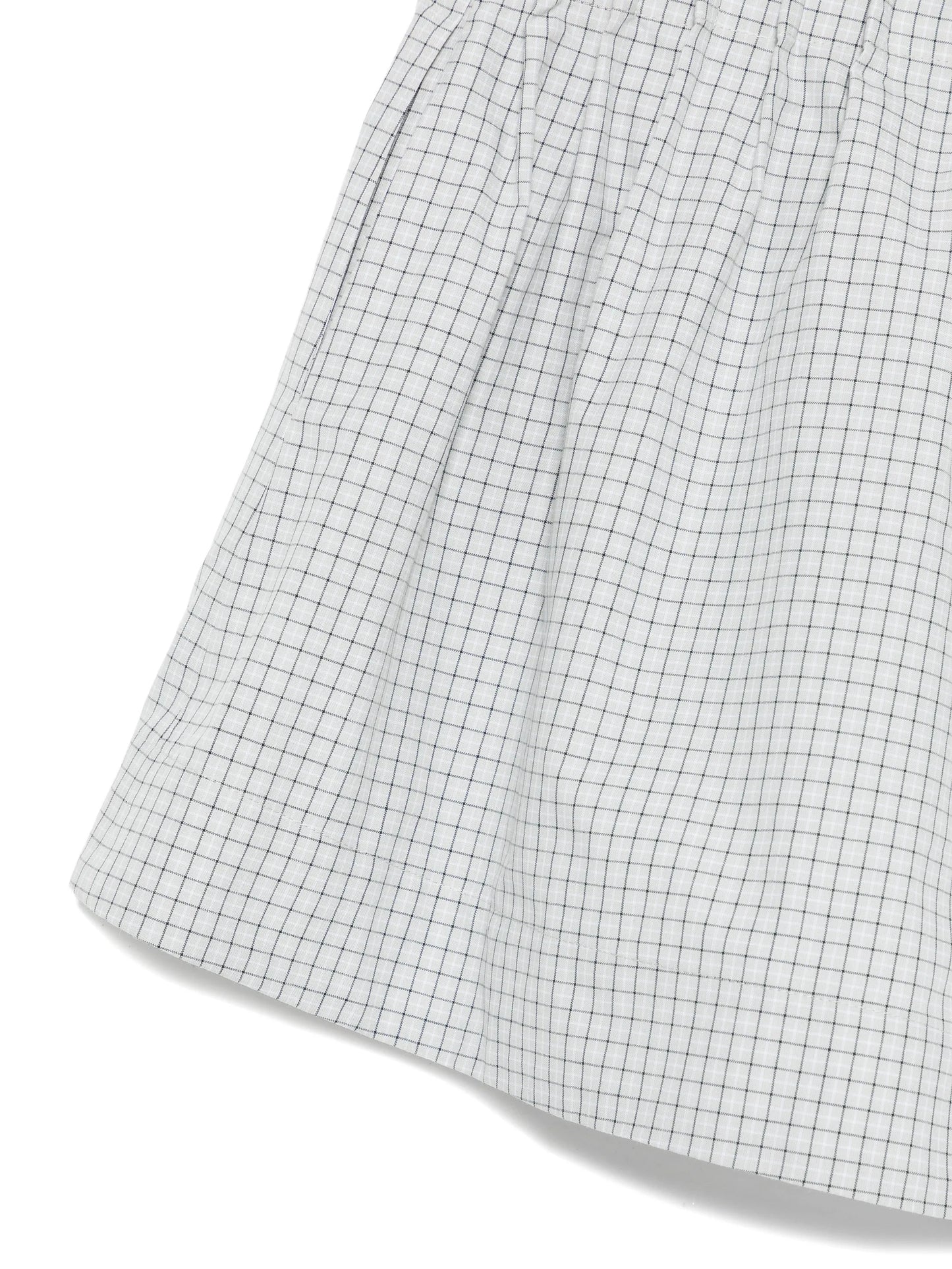 checked shorts