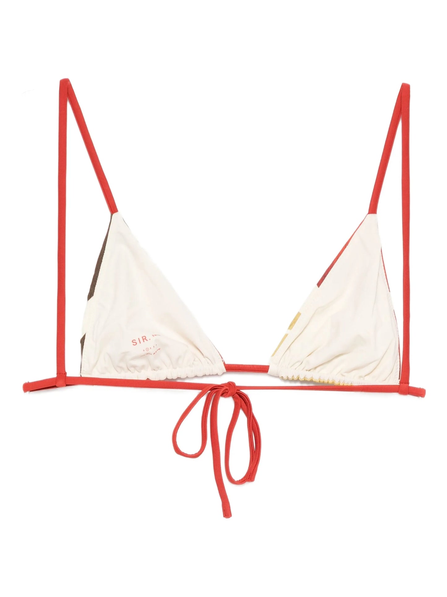 Julietta flower-print bikini top