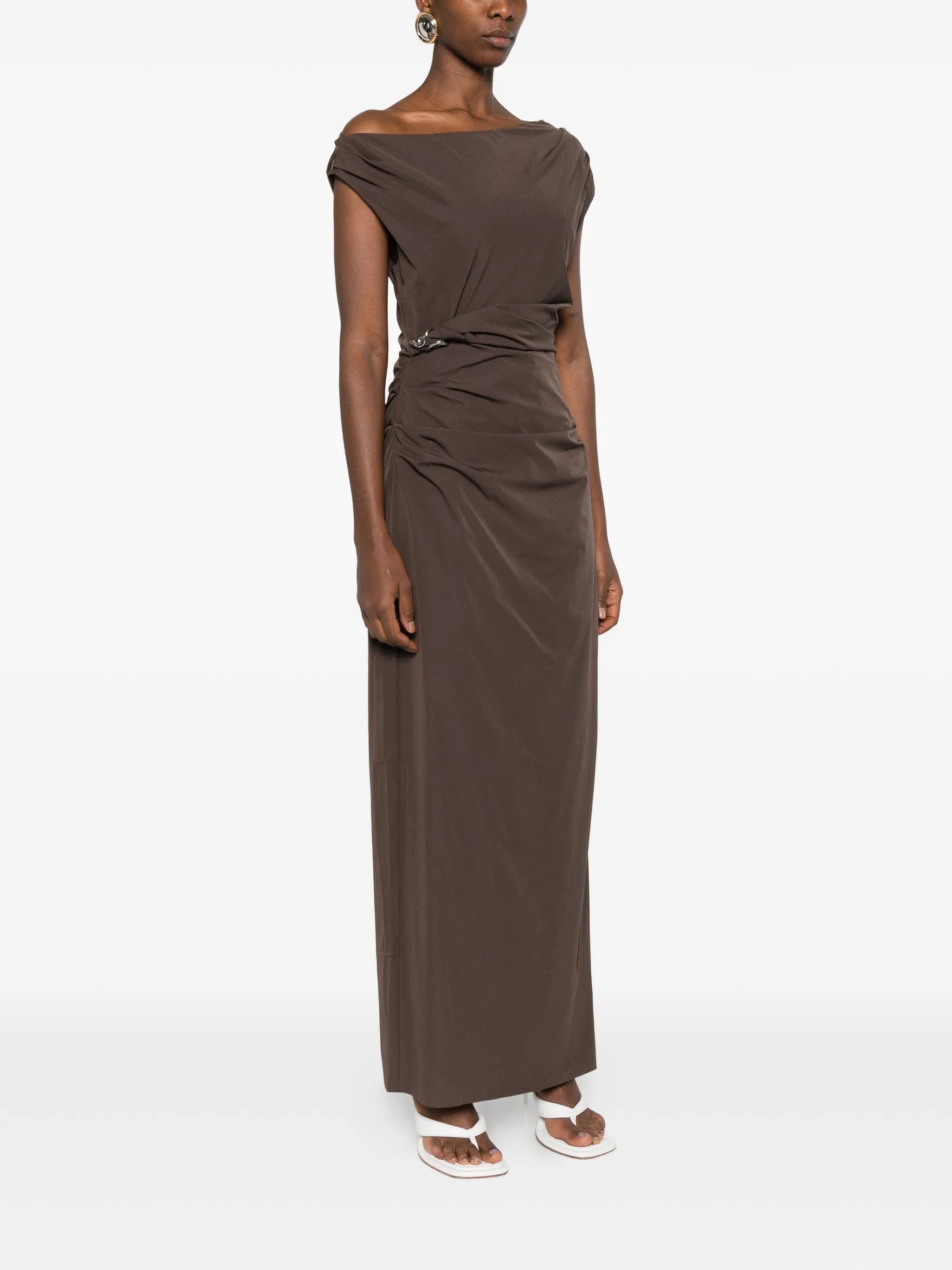Sol off-shoulder maxi dress