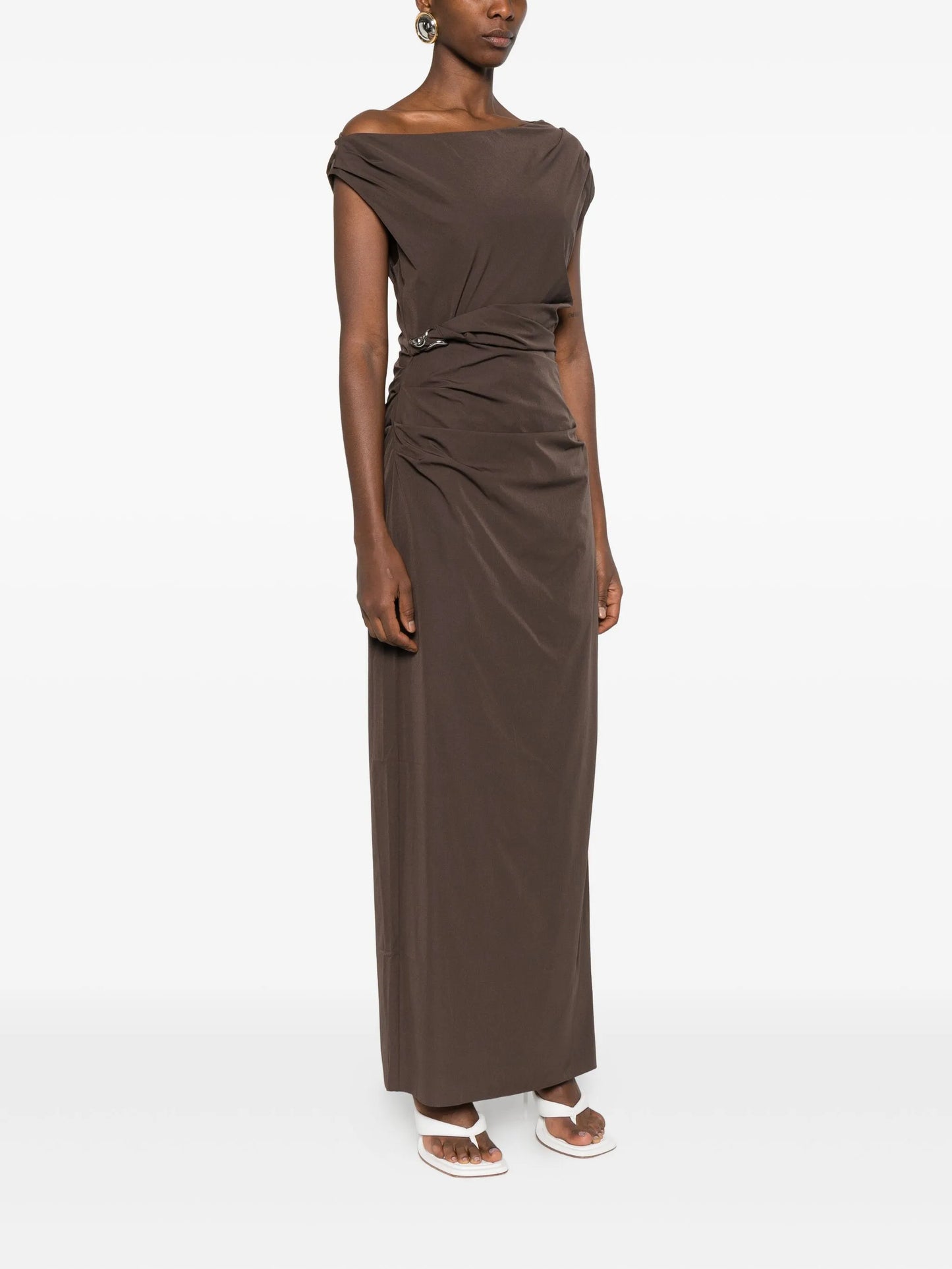 Sol off-shoulder maxi dress