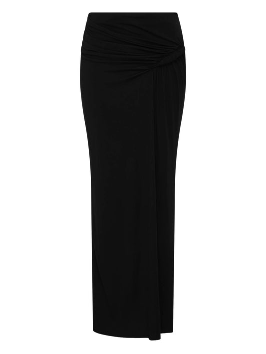 knotted maxi skirt