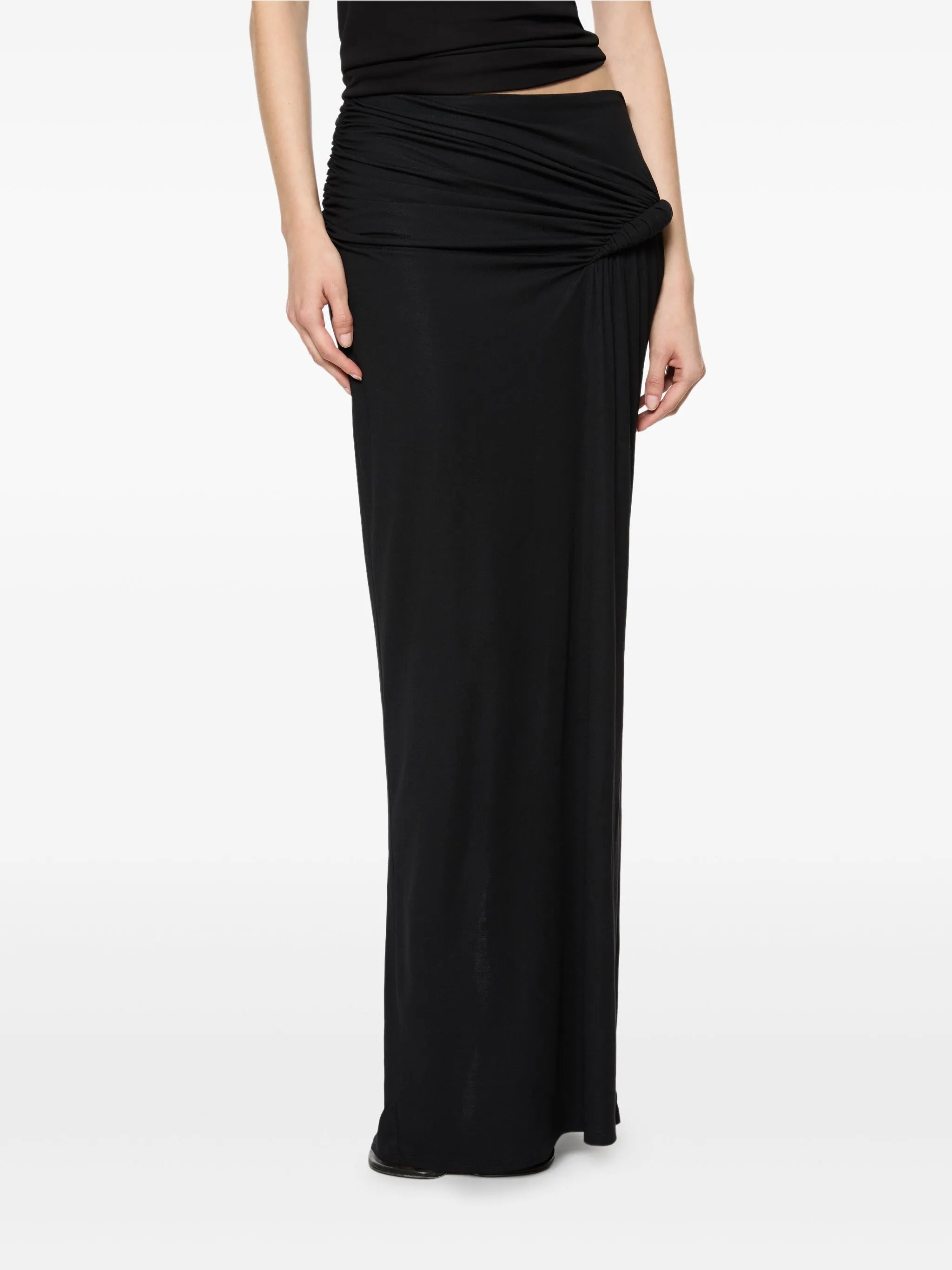 knotted maxi skirt