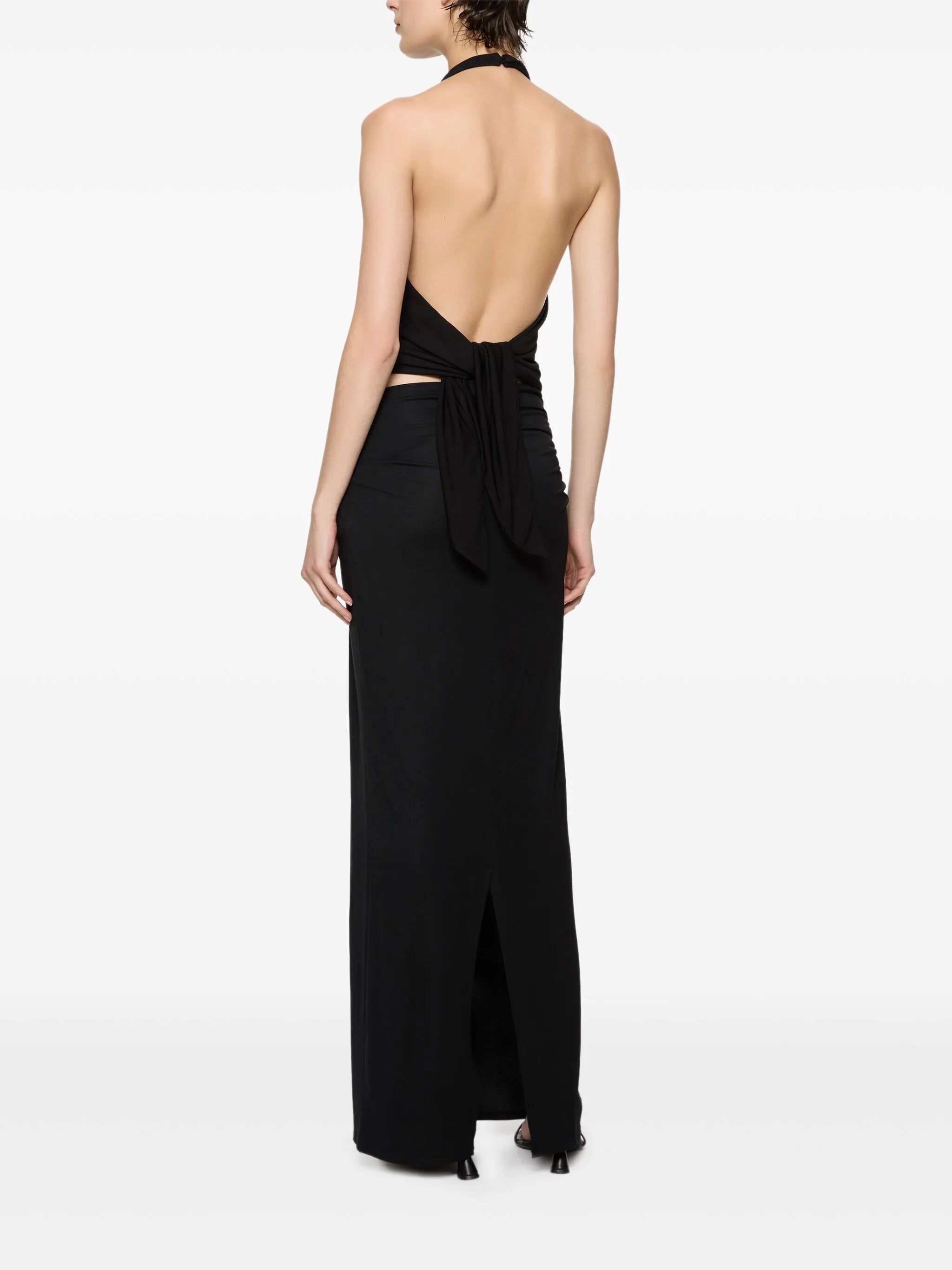 knotted maxi skirt