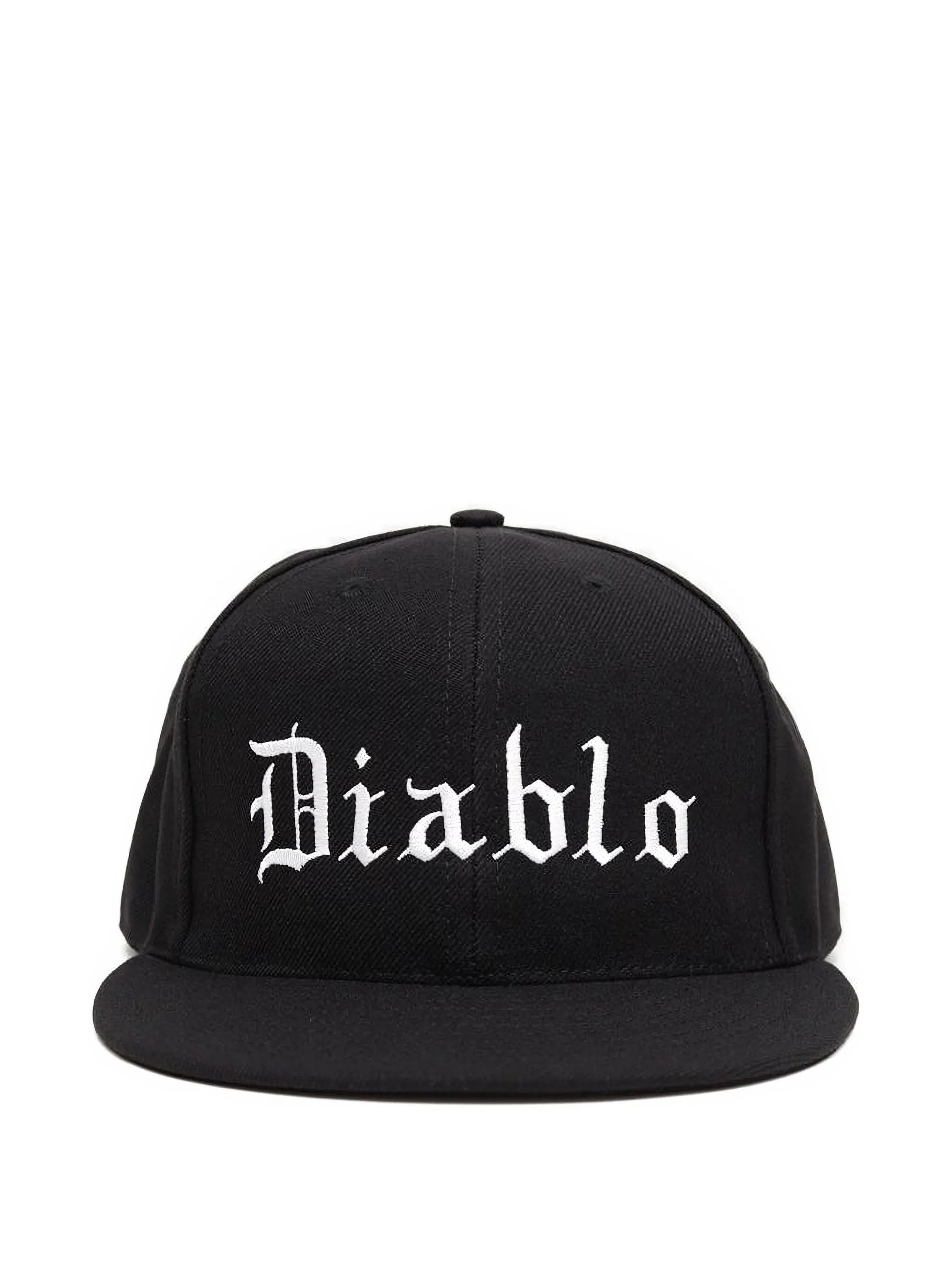 Diablo-embroidered cap