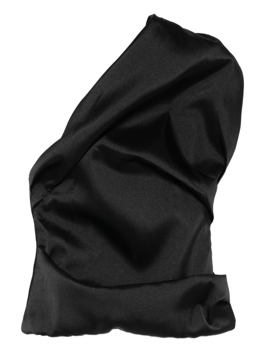 Mikado draped asymmetric top