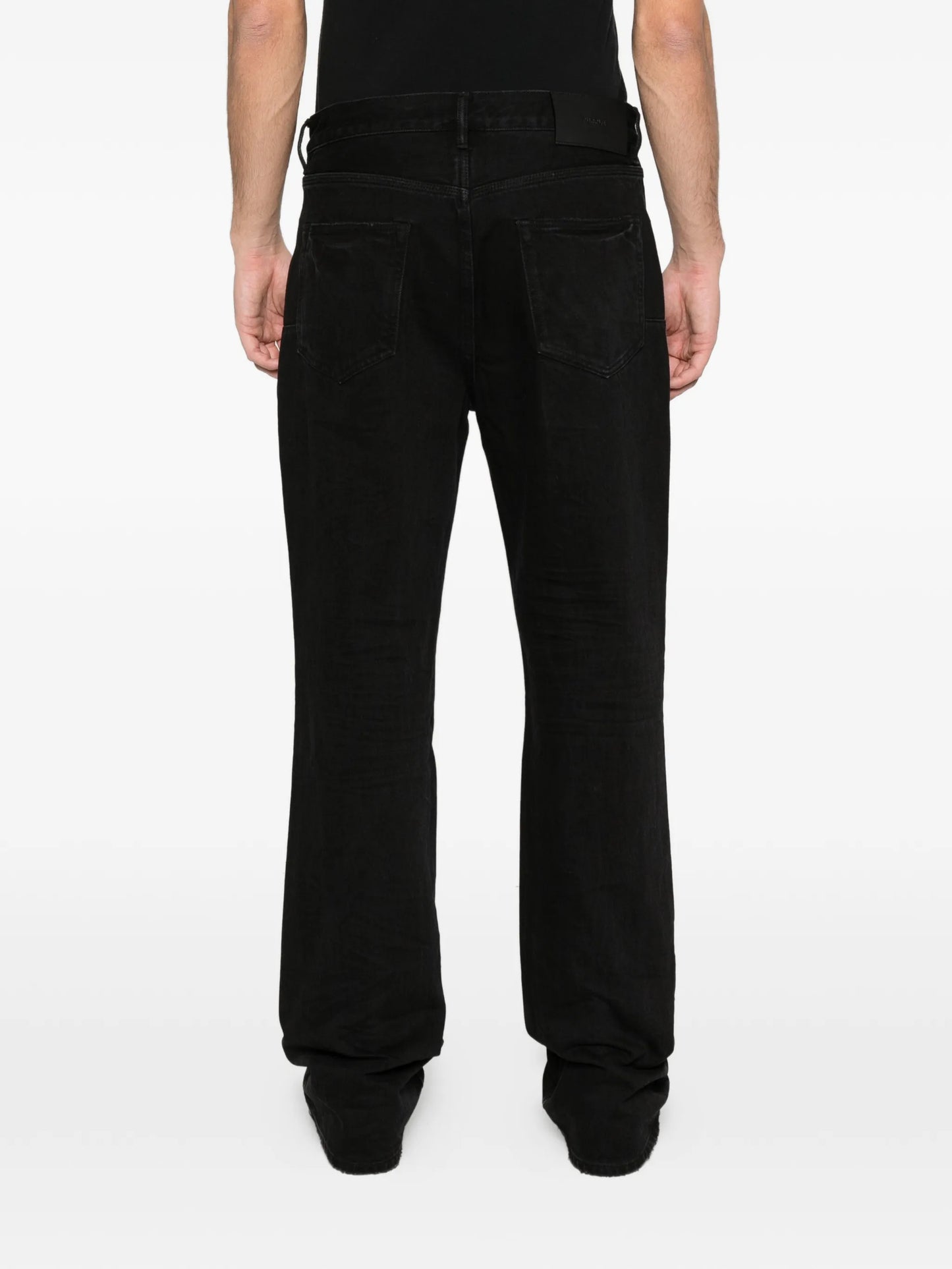 rip bootcut jeans