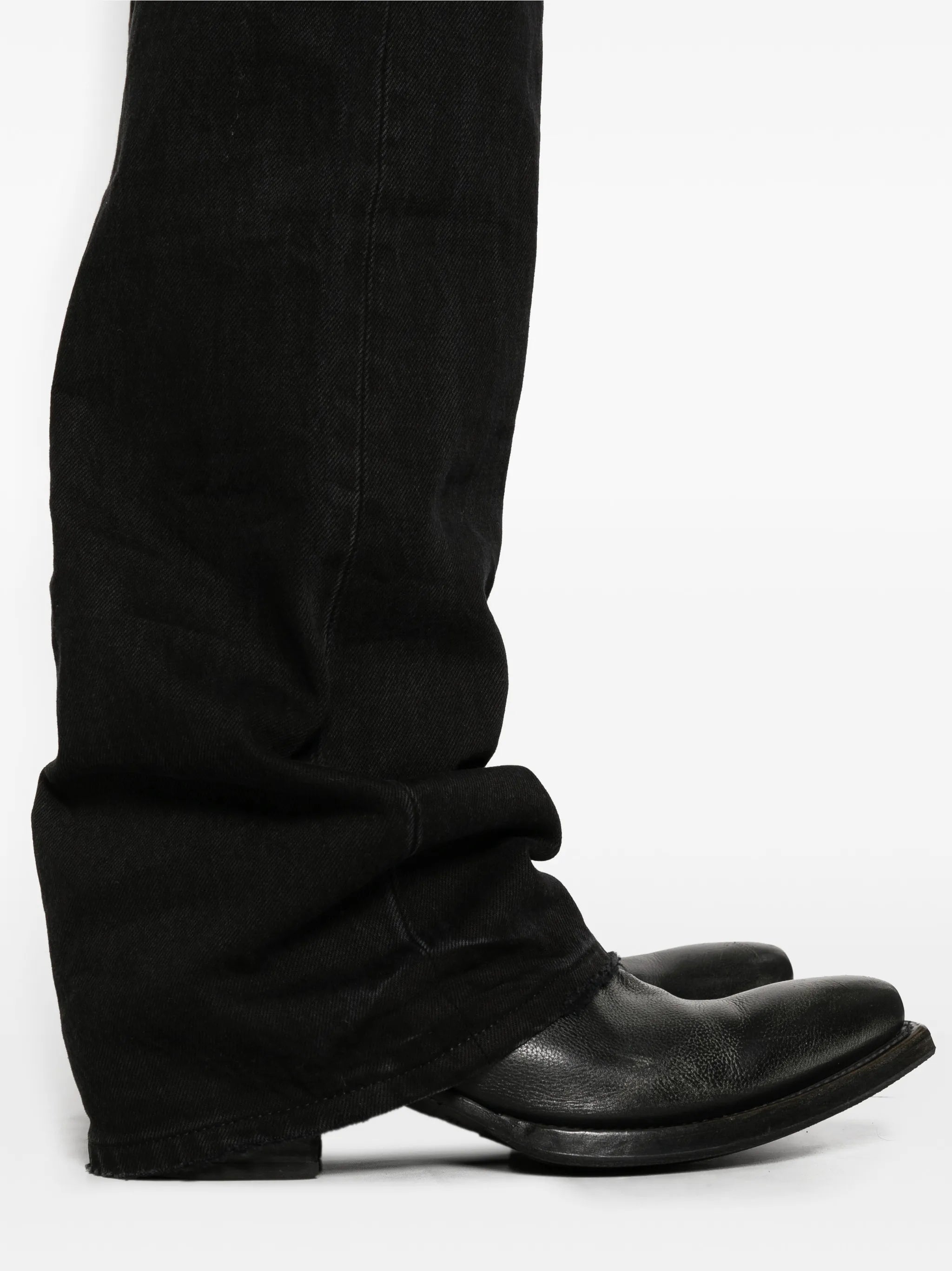 rip bootcut jeans