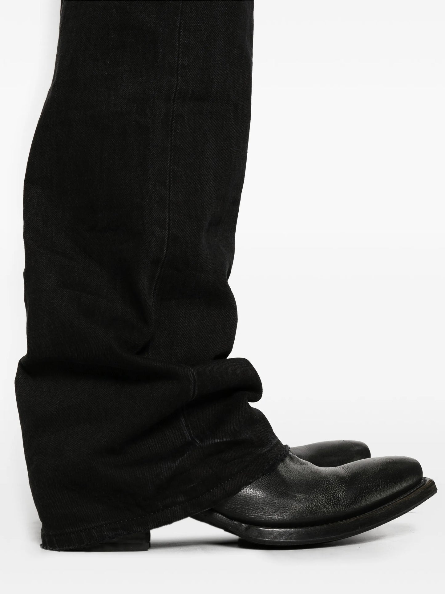 rip bootcut jeans