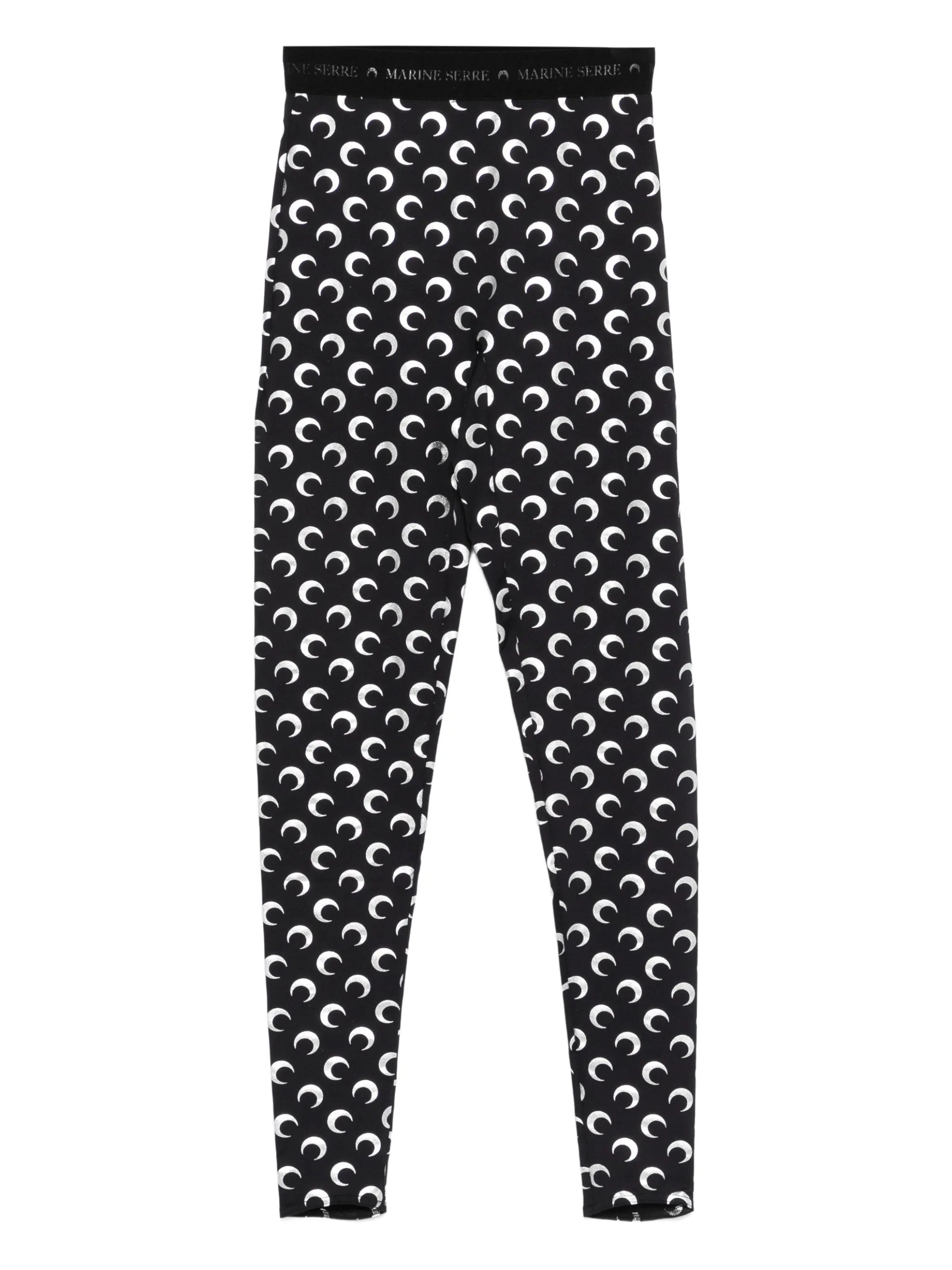Moon-print leggings